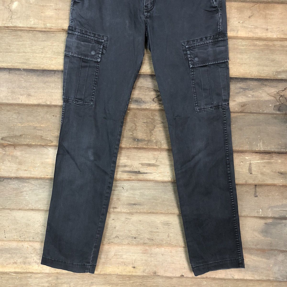 Japanese Brand × Uniqlo Uniqlo Dark Blue Multipocket Cargo Pants #c947 Size US 30 / EU 46 - 3 Thumbnail