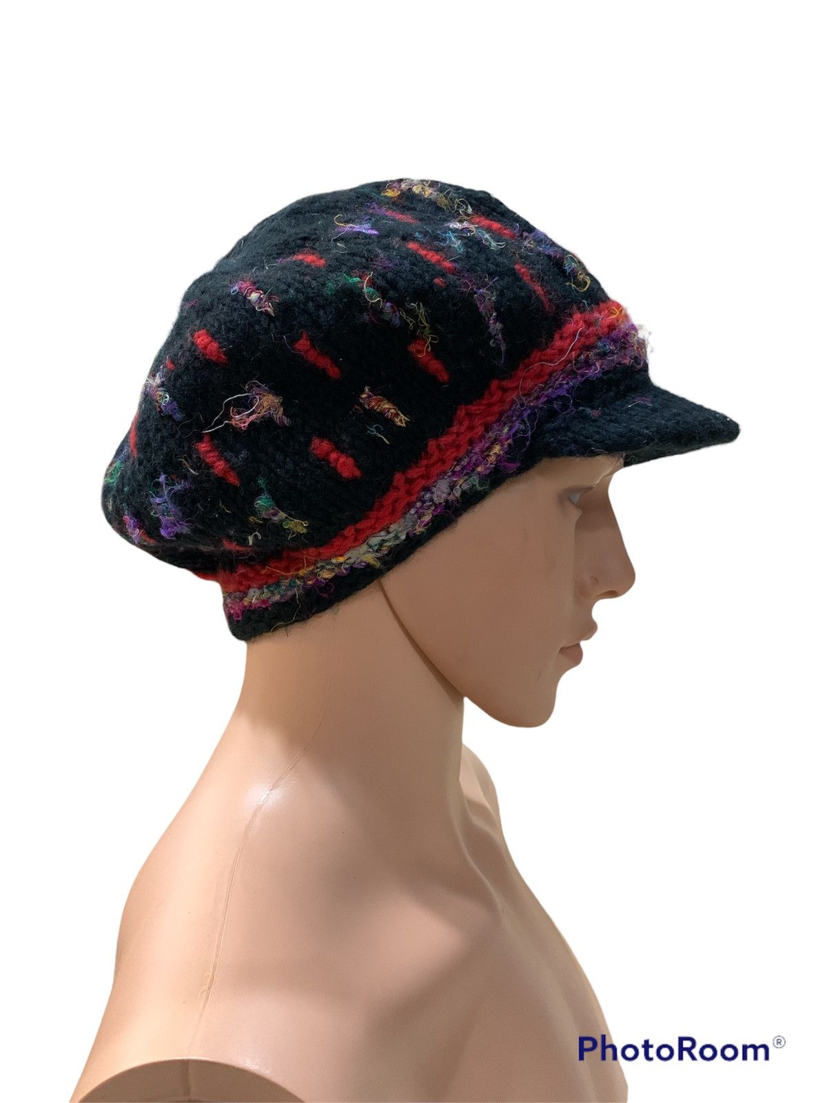 Other VINTAGE GAJUMARU WOOVEN KNITTED WOOL HAT Size ONE SIZE - 3 Thumbnail