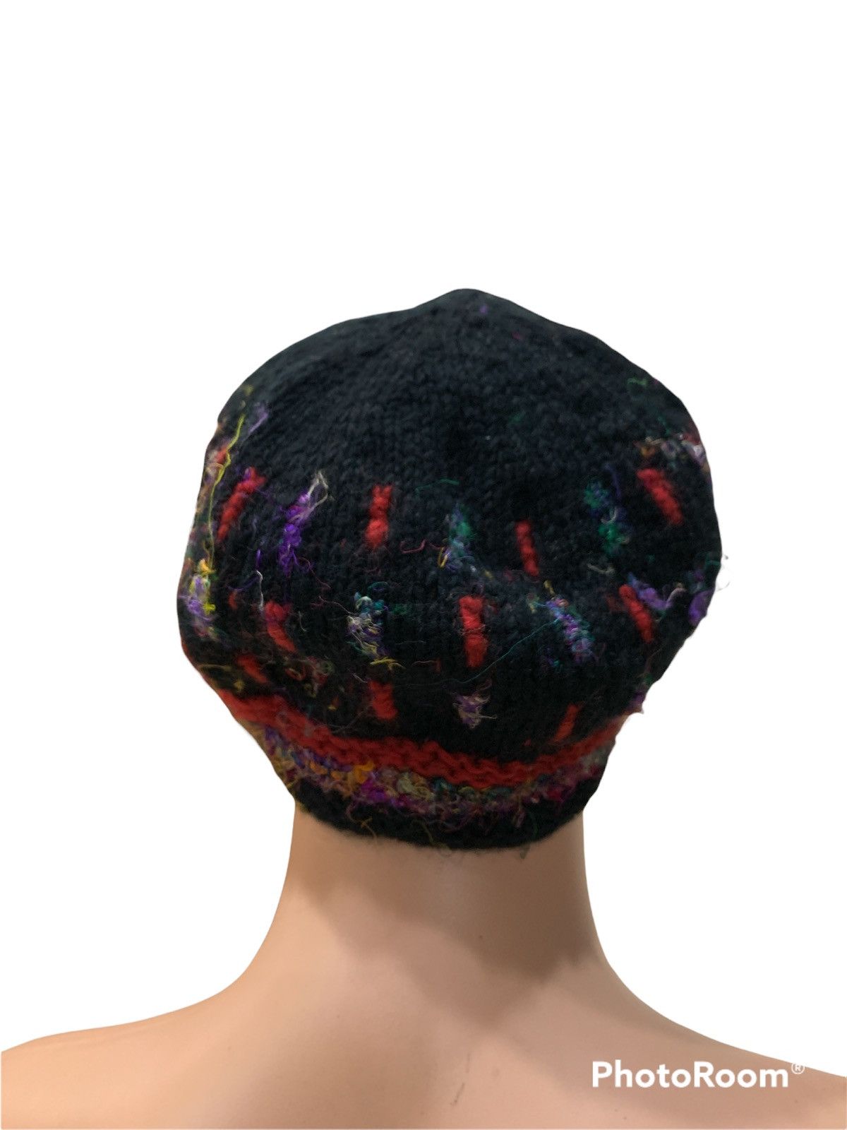 Other VINTAGE GAJUMARU WOOVEN KNITTED WOOL HAT Size ONE SIZE - 4 Thumbnail