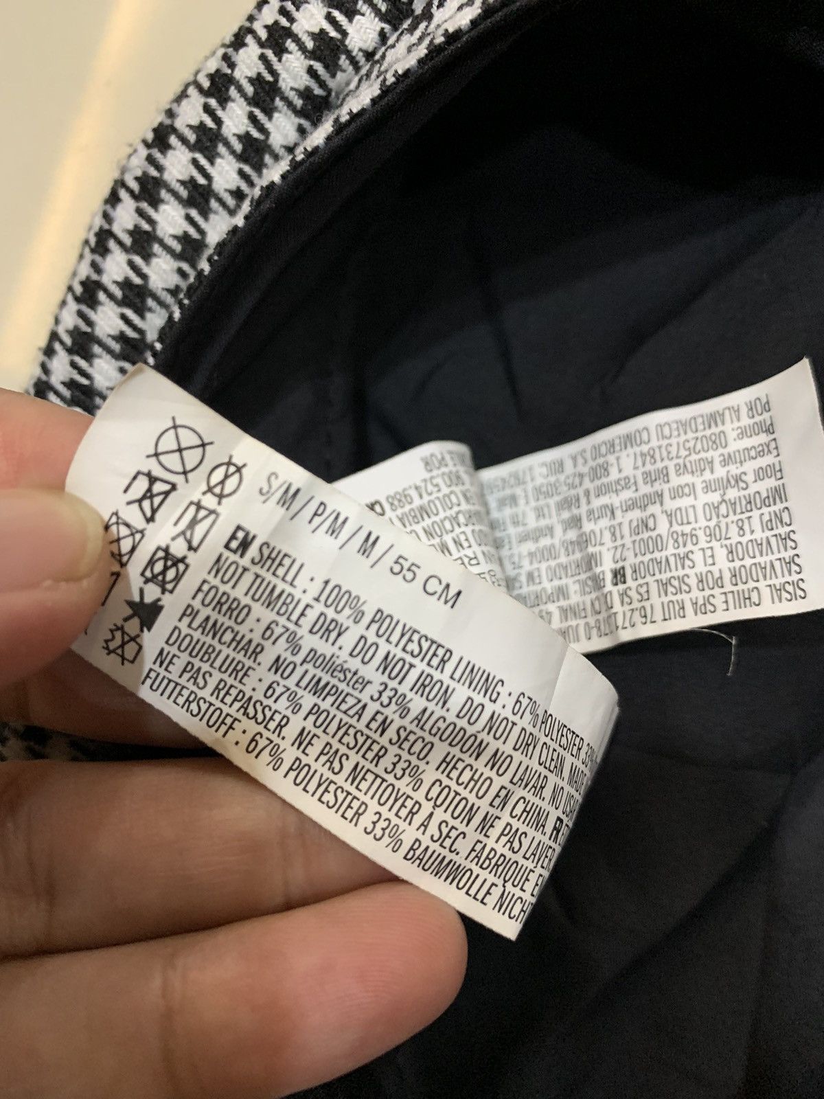 Forever 21 HOUNDSTOOTH NEWSBOY HAT CAP Size ONE SIZE - 5 Thumbnail