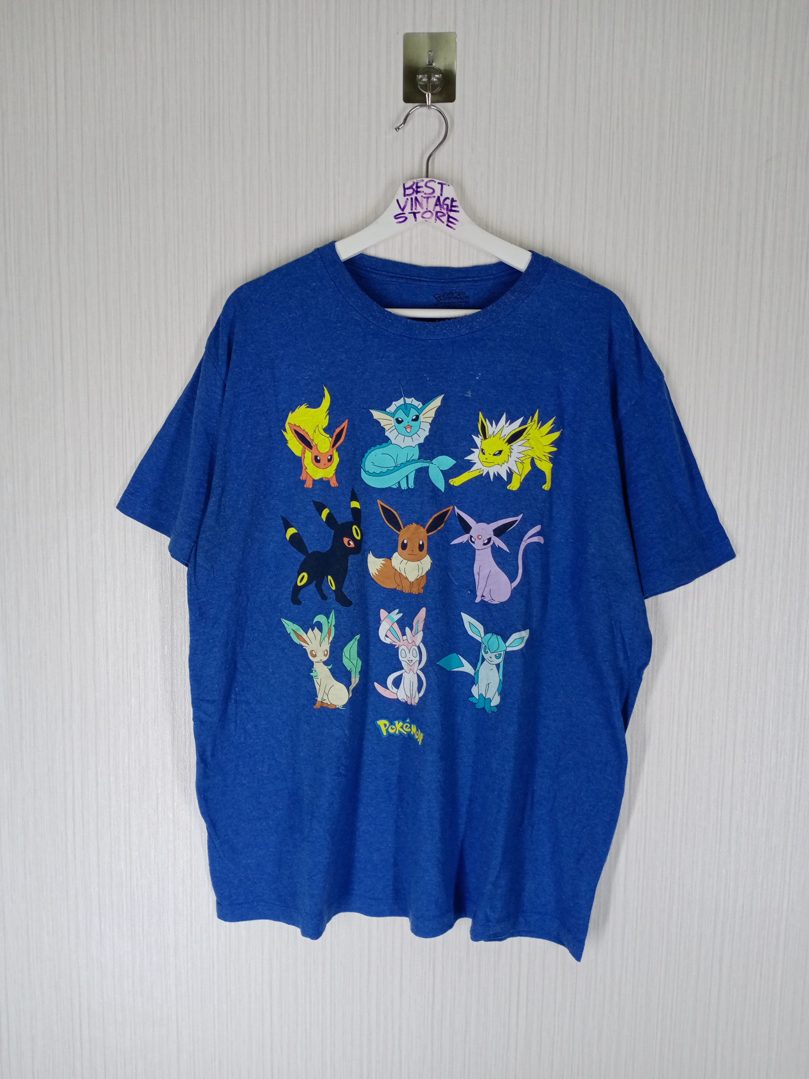 Cartoon Network Pokemon Tshirt Pikachu Digimon Big Print Size US XL / EU 56 / 4 - 1 Thumbnail