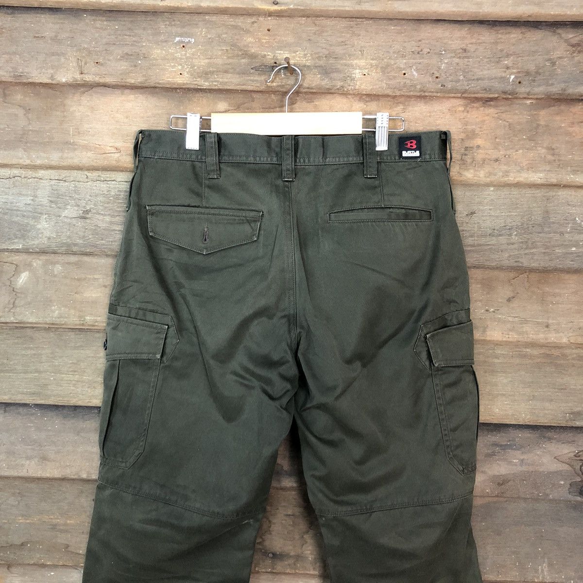 Japanese Brand DLL Burtle Green Multipocket Tactical Cargo Pants #c989 Size US 33 - 11 Thumbnail