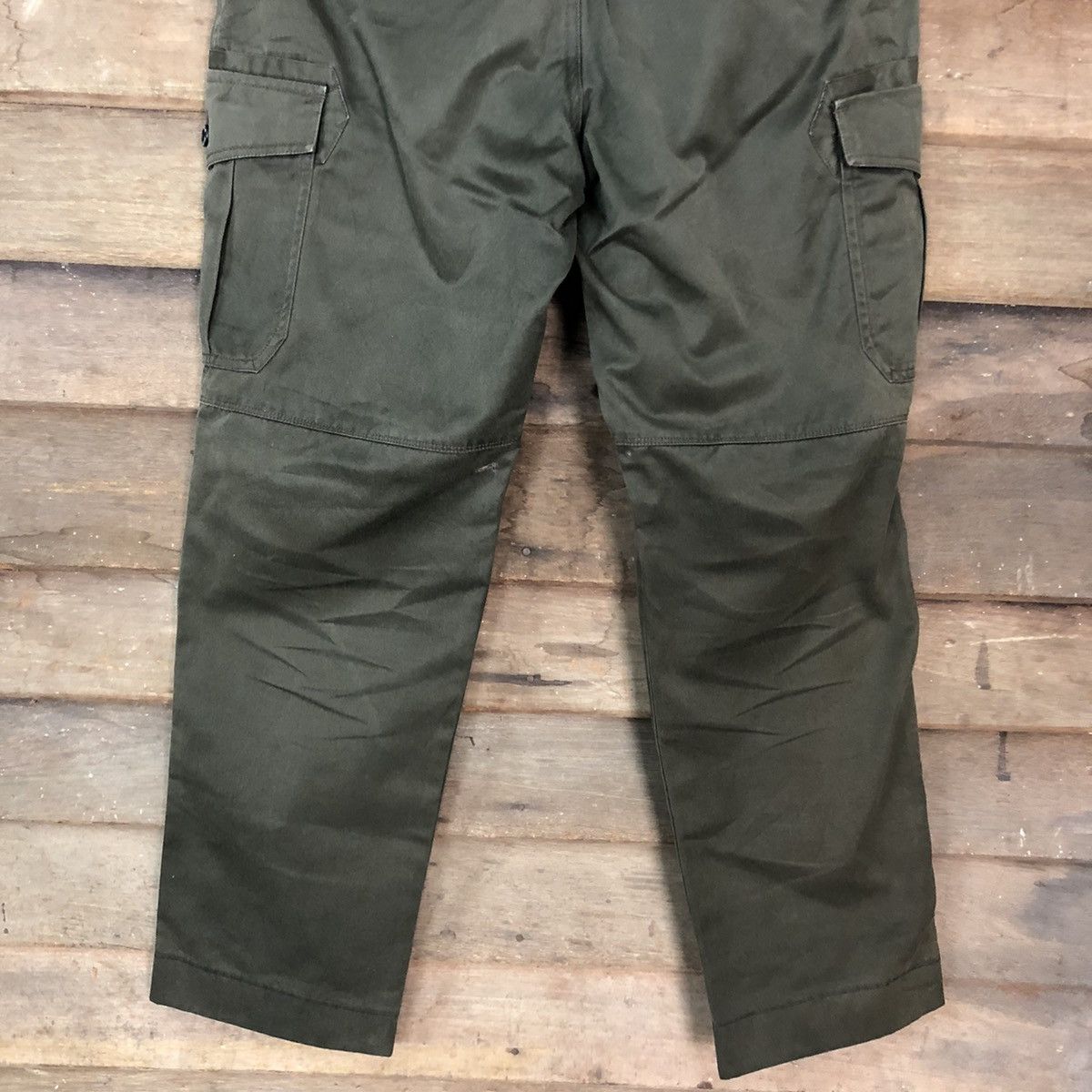 Japanese Brand DLL Burtle Green Multipocket Tactical Cargo Pants #c989 Size US 33 - 12 Thumbnail