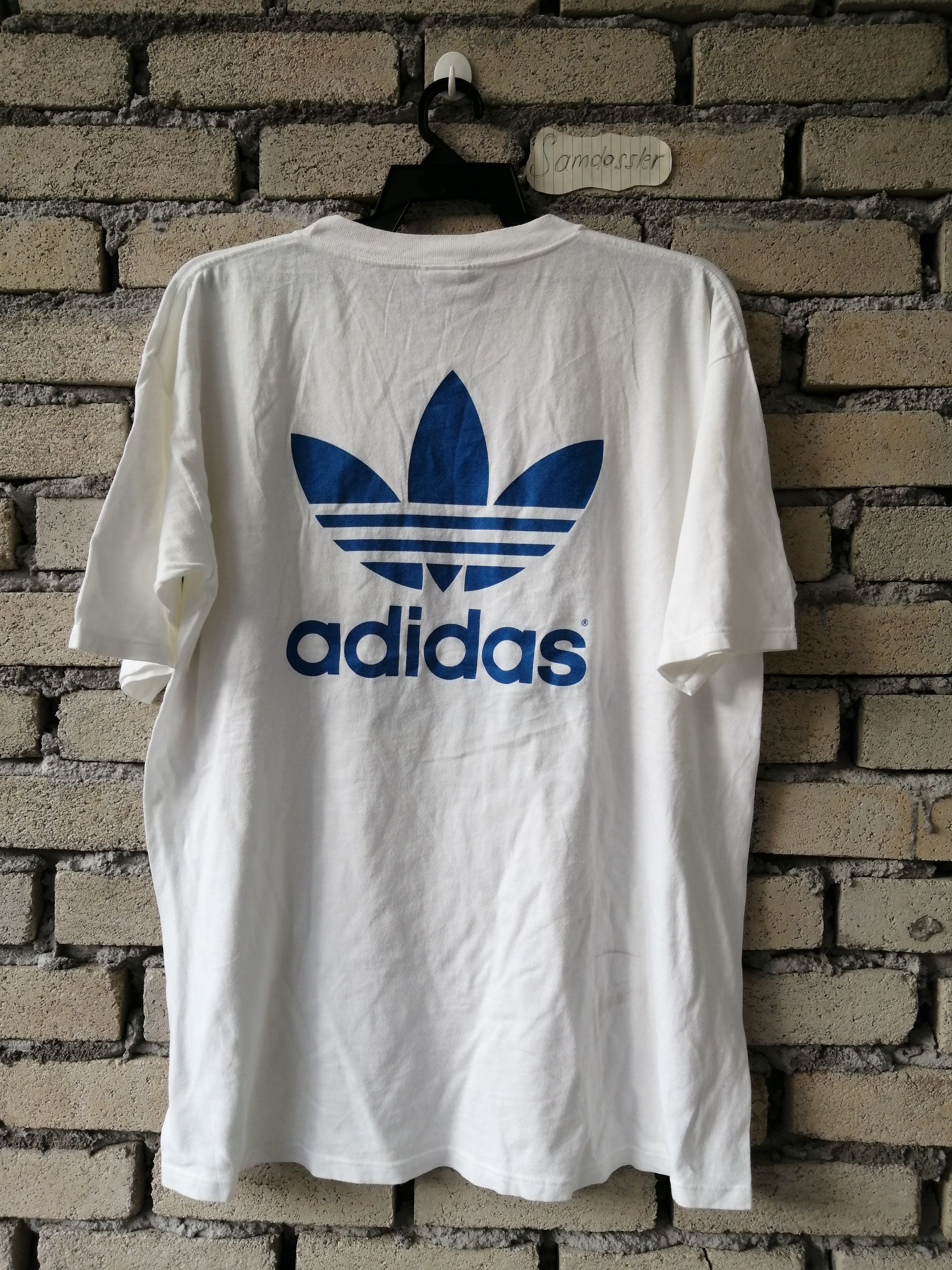 Adidas × Vintage Adidas Vintage 90s Trefoil Big Logo Sportswear Hip hop Size US L / EU 52-54 / 3 - 2 Thumbnail
