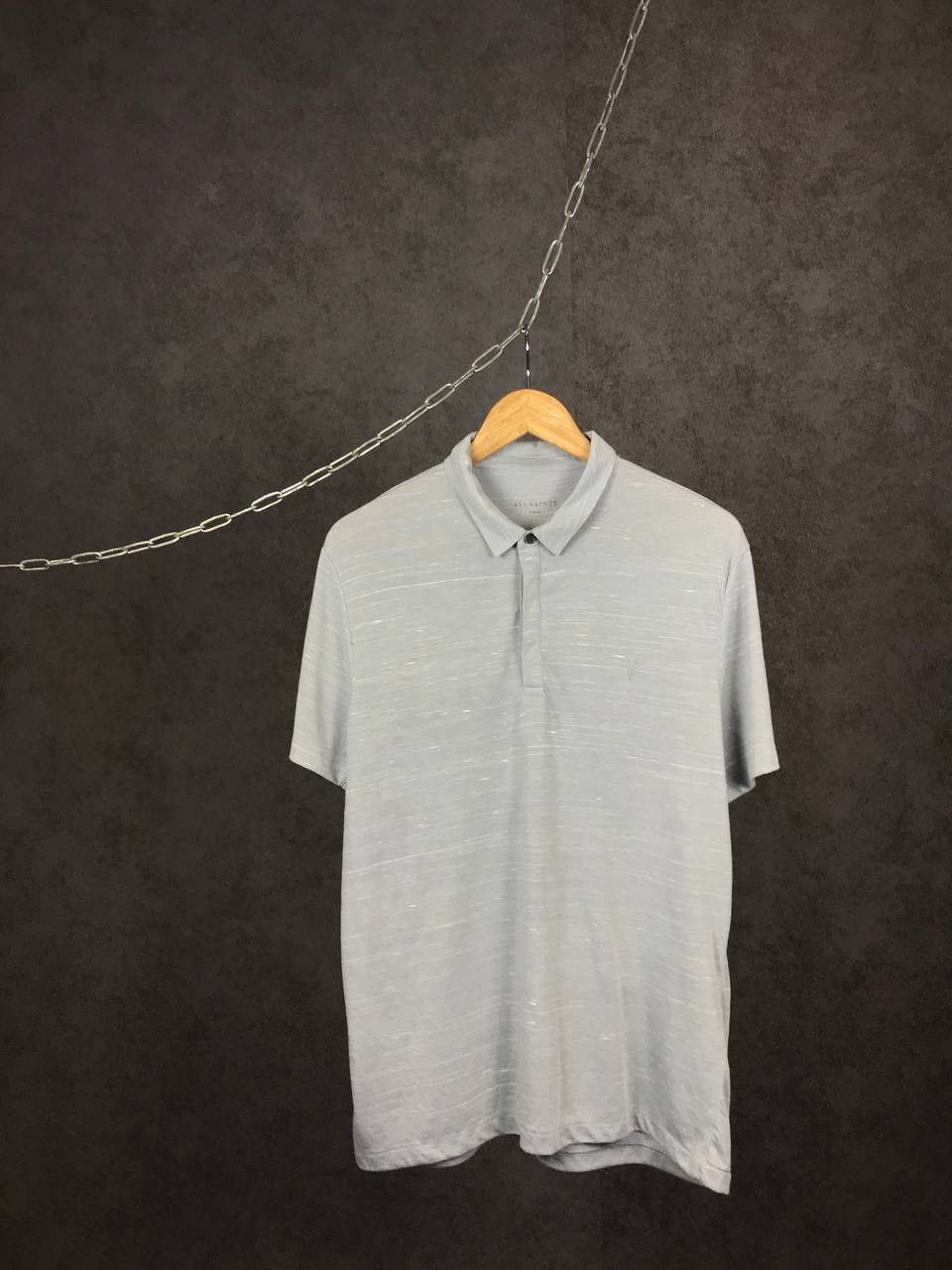 Allsaints Allsaints luxury streetwear polo tee Size US L / EU 52-54 / 3 - 1 Thumbnail