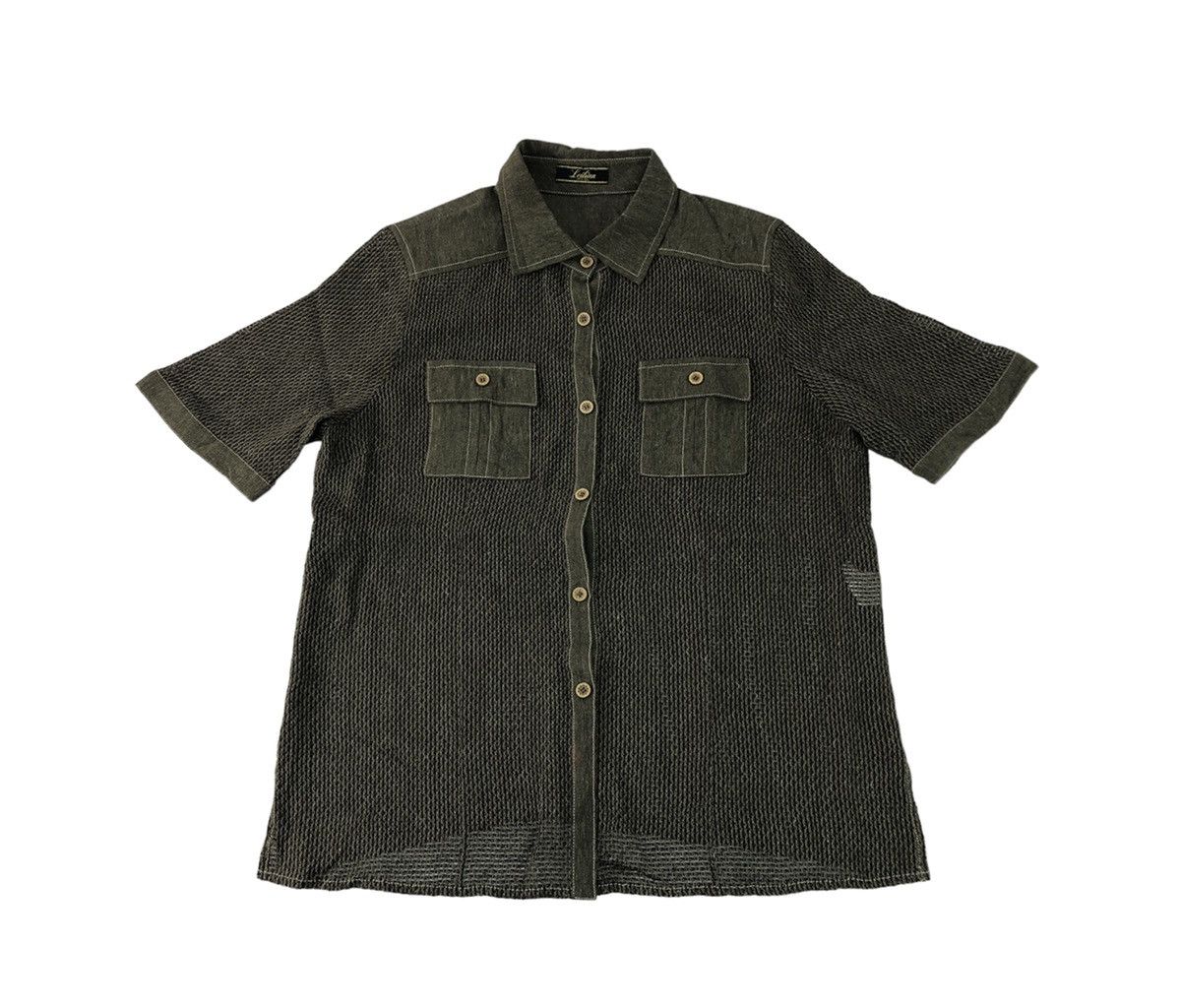 Japanese Brand × Vintage 90s Japanese Brand Leilian Original Button Up Double Pocket Size US L / EU 52-54 / 3 - 1 Thumbnail