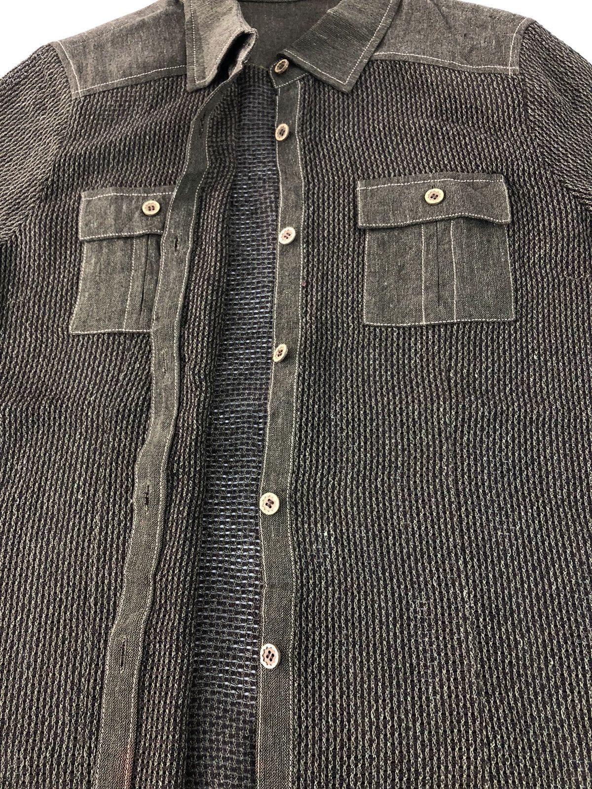 Japanese Brand × Vintage 90s Japanese Brand Leilian Original Button Up Double Pocket Size US L / EU 52-54 / 3 - 3 Thumbnail