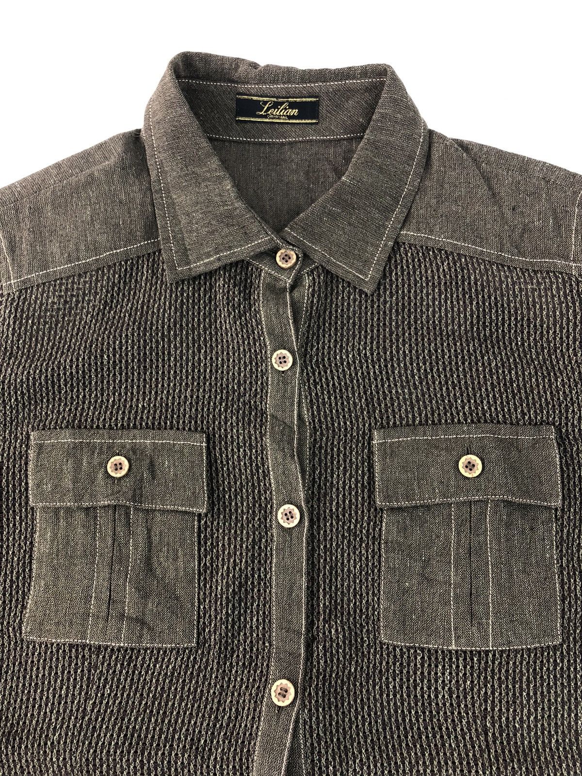 Japanese Brand × Vintage 90s Japanese Brand Leilian Original Button Up Double Pocket Size US L / EU 52-54 / 3 - 2 Thumbnail