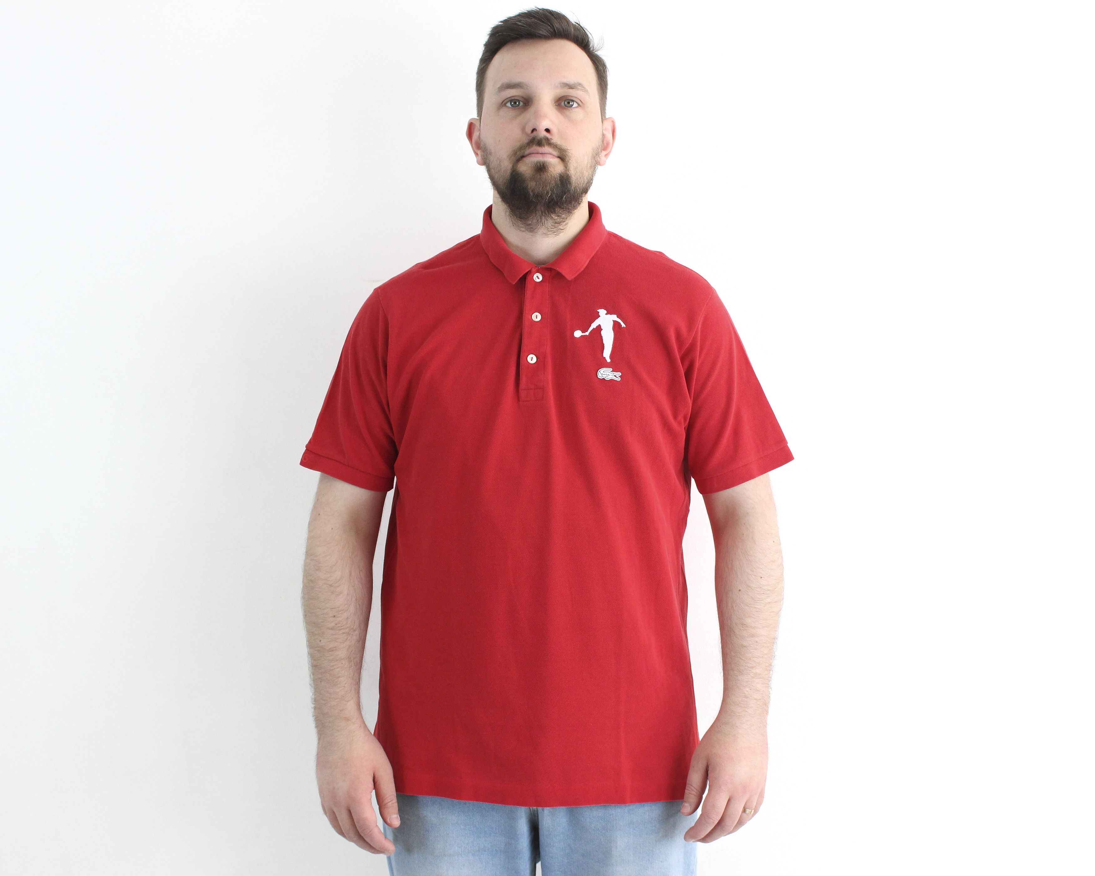 Lacoste Rene FR 7 Polo Tennis Shirt 2XL Short Sleeve Frisbee Size US XXL / EU 58 / 5 - 1 Thumbnail
