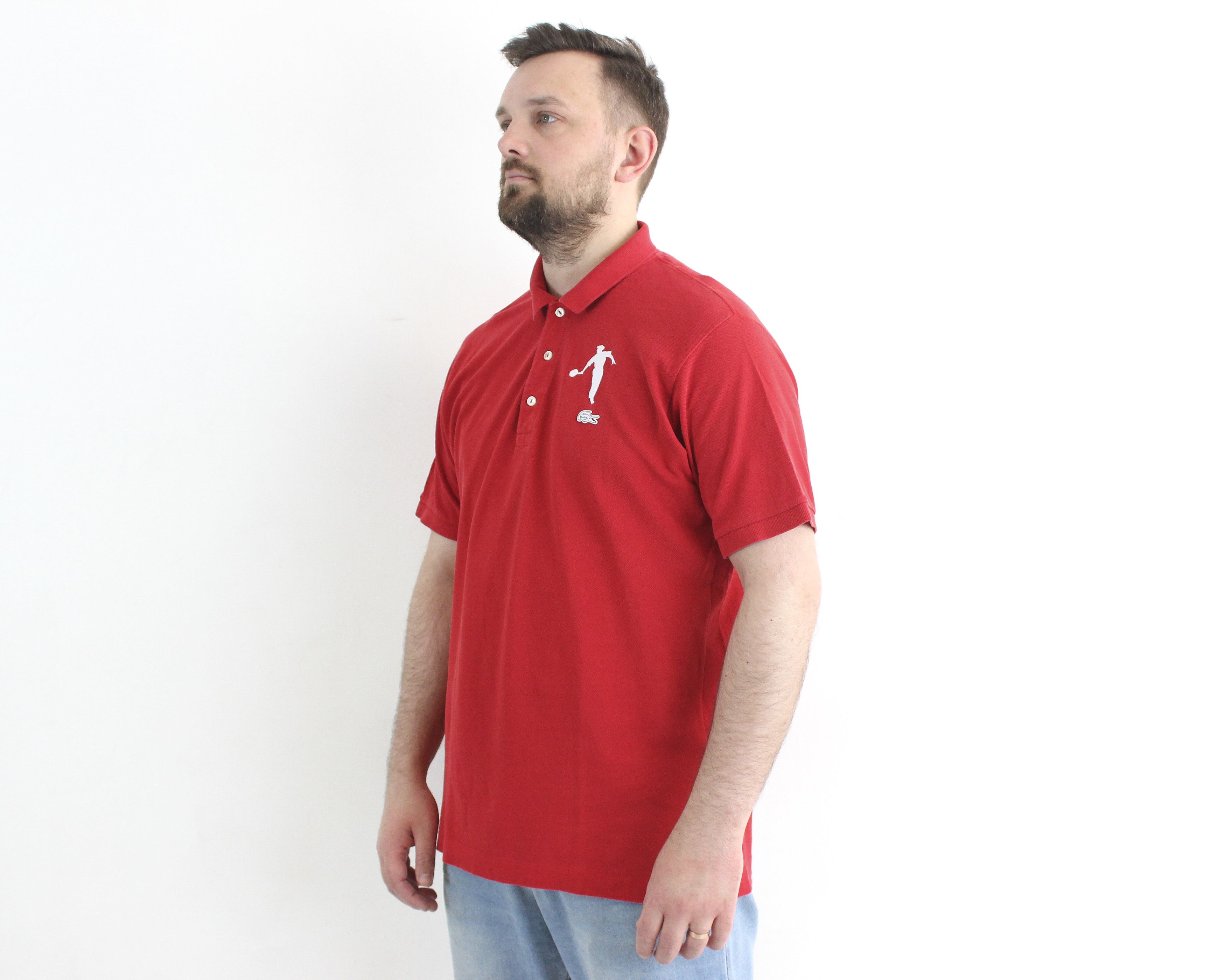 Lacoste Rene FR 7 Polo Tennis Shirt 2XL Short Sleeve Frisbee Size US XXL / EU 58 / 5 - 3 Thumbnail