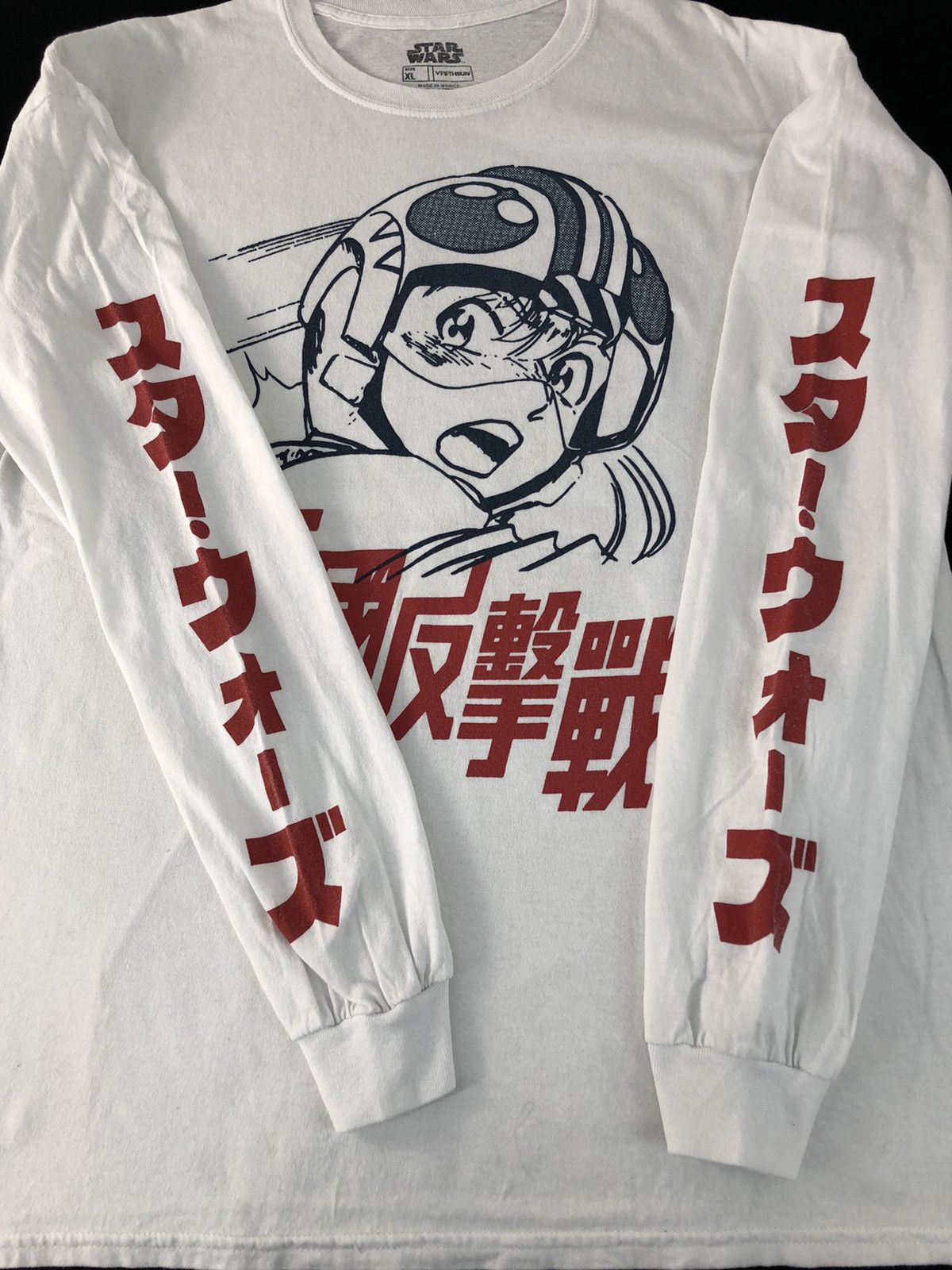 Anime × Star Wars Speed Racer X Star Wars The Empire Strike Back Side Tape Tee Size US XL / EU 56 / 4 - 5 Thumbnail