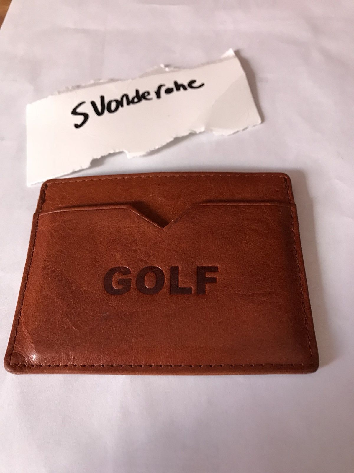 Golf Wang Golf Wang Leather Card Wallet Grailed