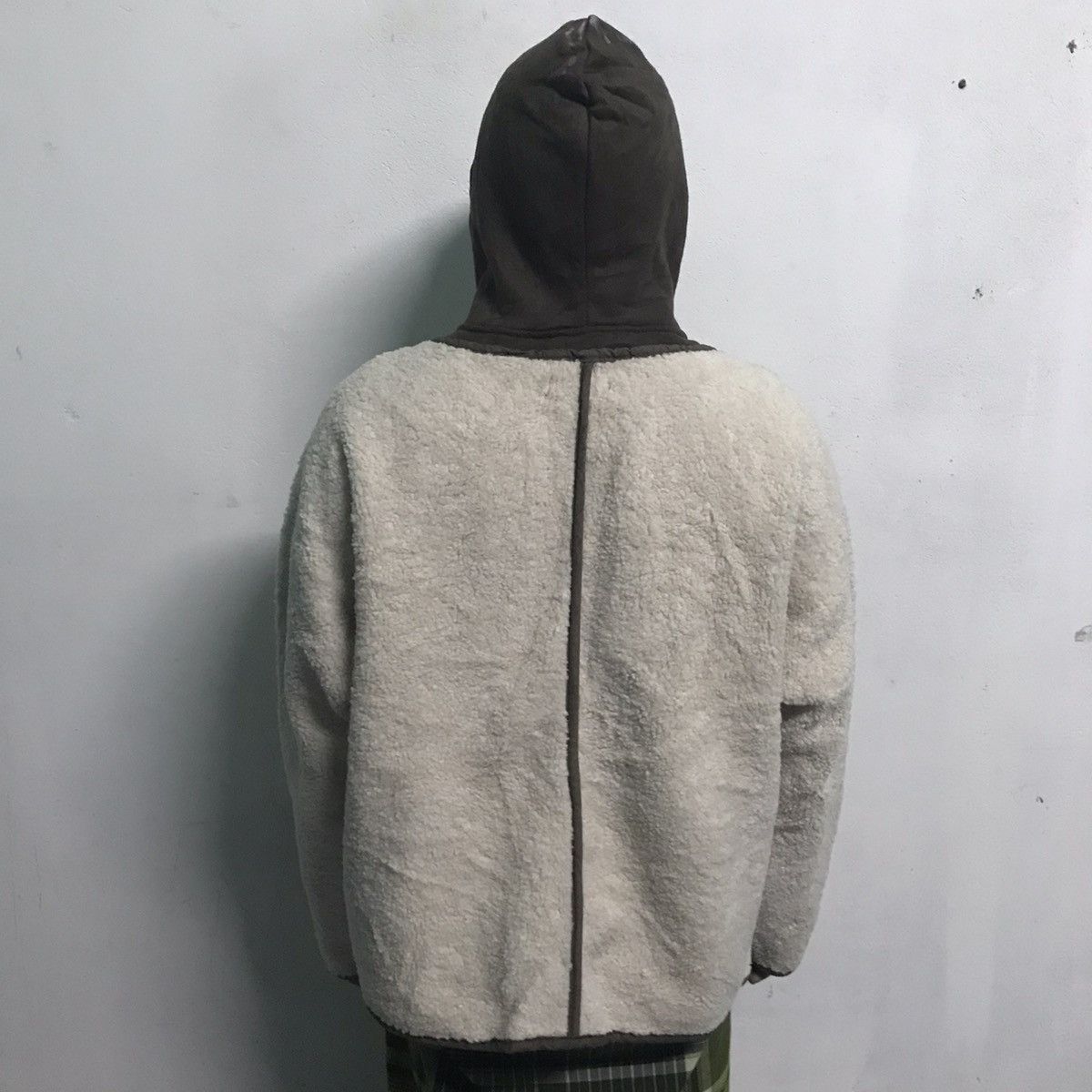 Japanese Brand RARE Design Chaeel Inside Out Fleece Zipper Hoodie Jacket Size US M / EU 48-50 / 2 - 24 Thumbnail