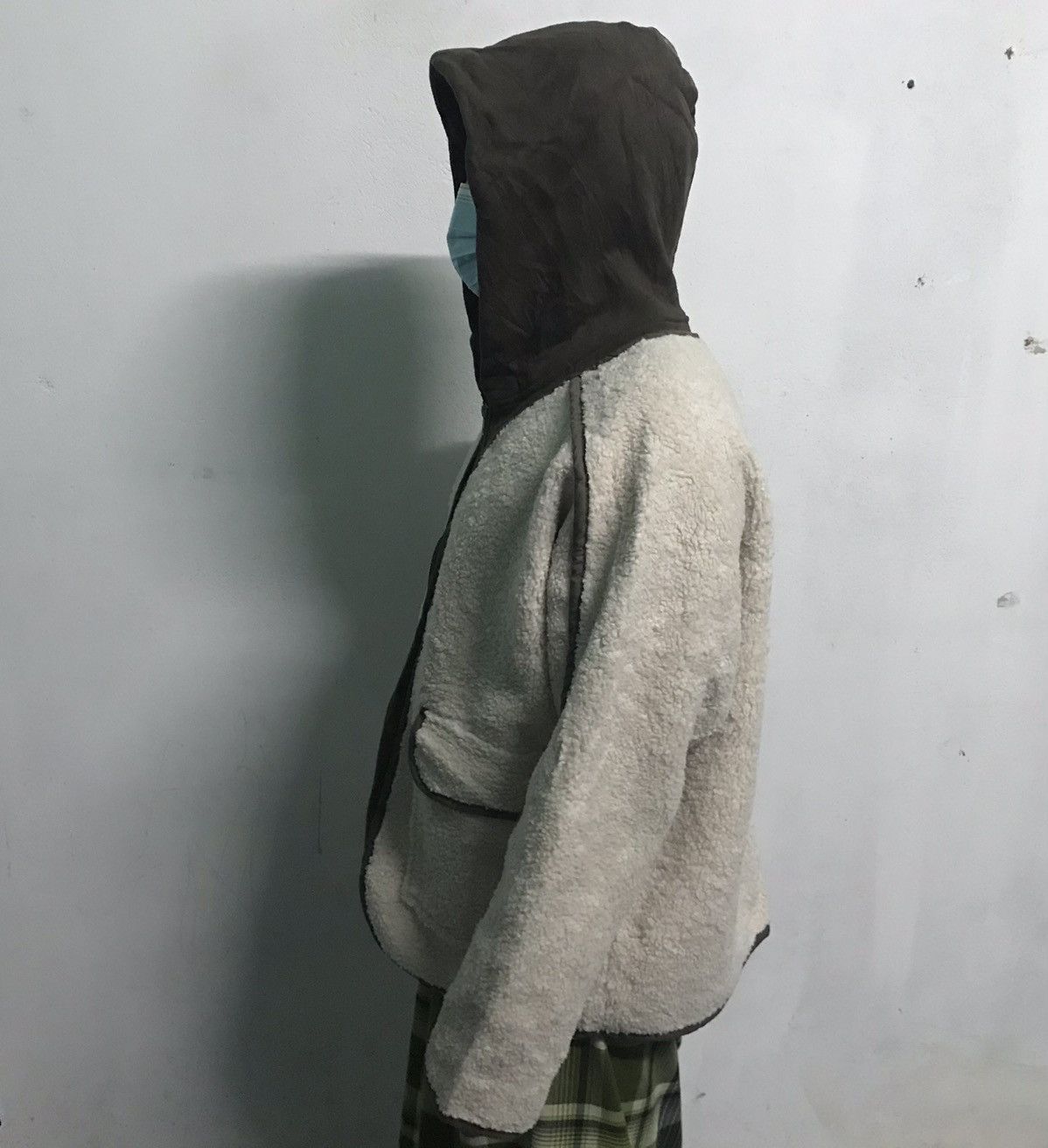 Japanese Brand RARE Design Chaeel Inside Out Fleece Zipper Hoodie Jacket Size US M / EU 48-50 / 2 - 22 Thumbnail
