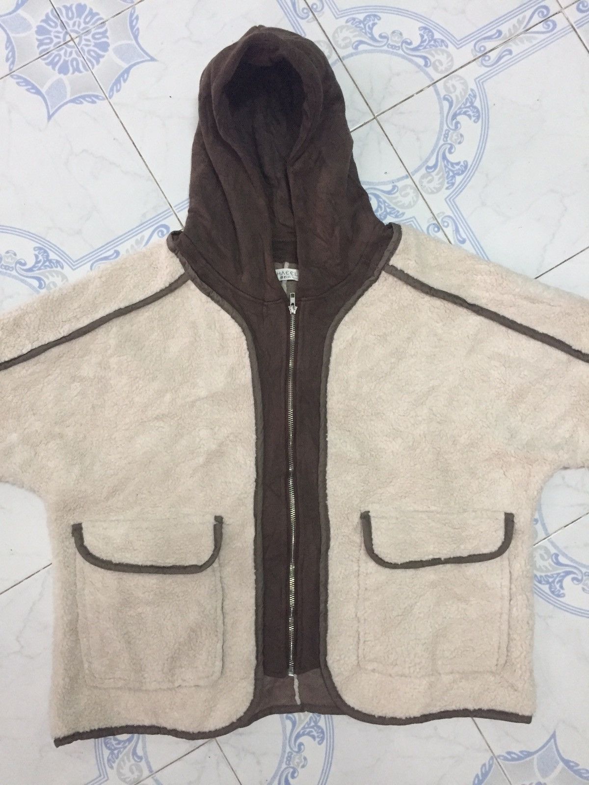 Japanese Brand RARE Design Chaeel Inside Out Fleece Zipper Hoodie Jacket Size US M / EU 48-50 / 2 - 7 Thumbnail