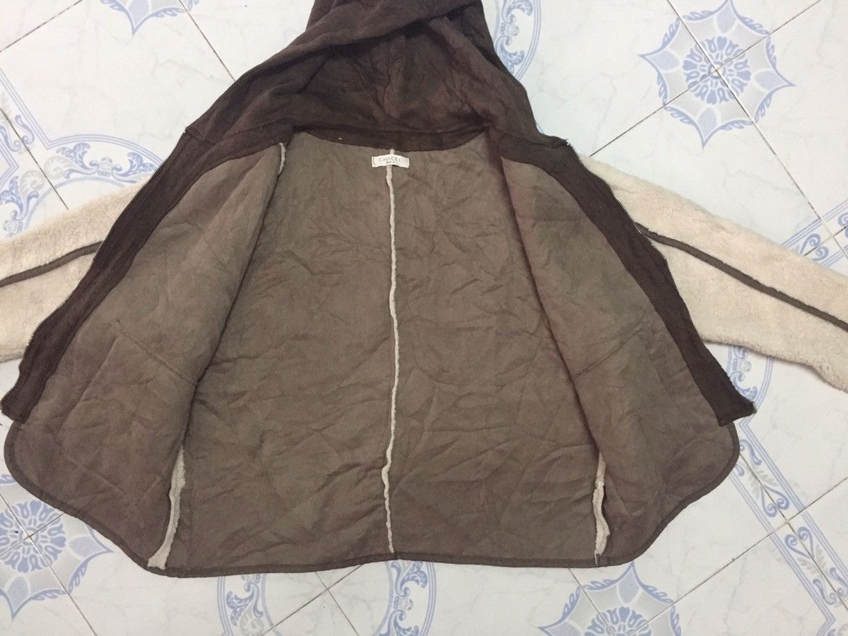 Japanese Brand RARE Design Chaeel Inside Out Fleece Zipper Hoodie Jacket Size US M / EU 48-50 / 2 - 15 Thumbnail