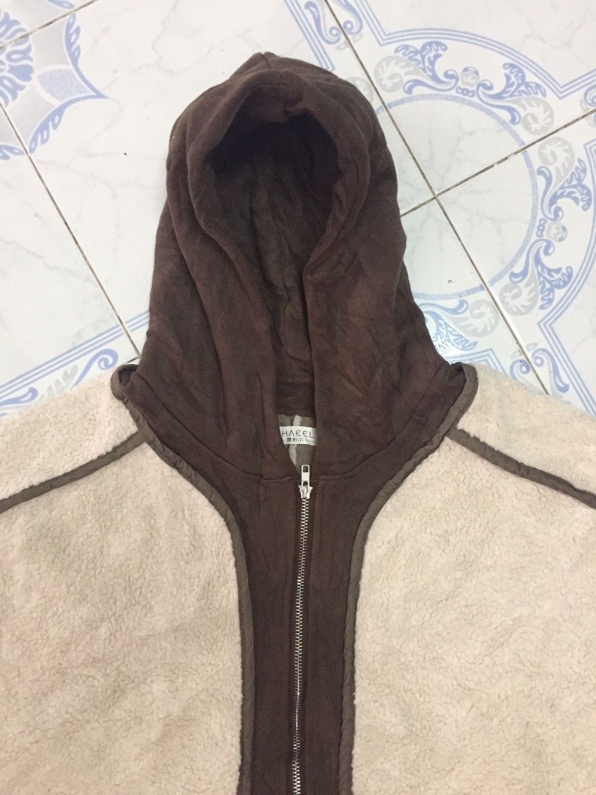 Japanese Brand RARE Design Chaeel Inside Out Fleece Zipper Hoodie Jacket Size US M / EU 48-50 / 2 - 6 Thumbnail