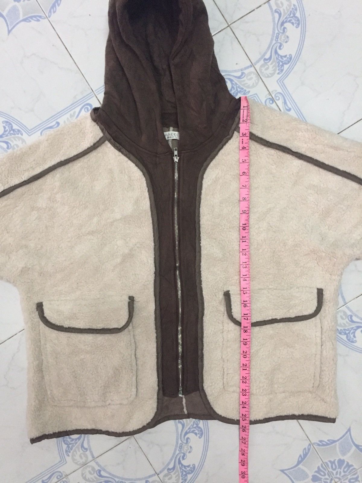 Japanese Brand RARE Design Chaeel Inside Out Fleece Zipper Hoodie Jacket Size US M / EU 48-50 / 2 - 19 Thumbnail
