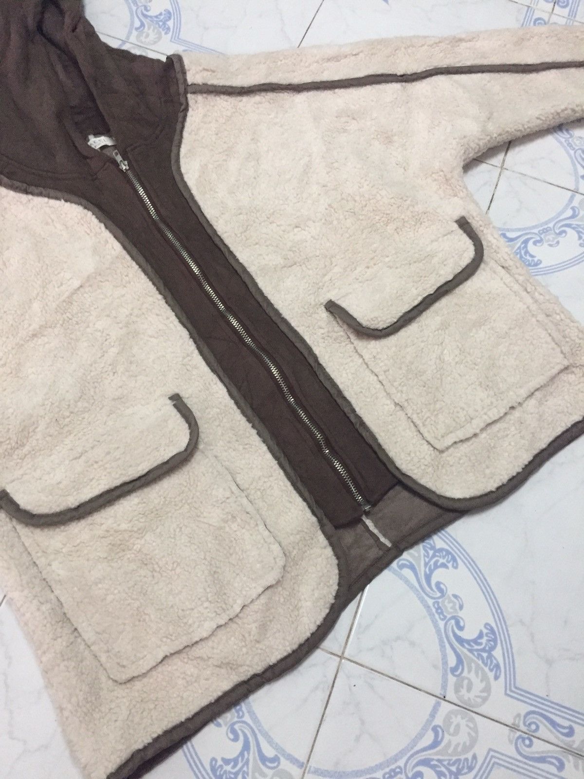 Japanese Brand RARE Design Chaeel Inside Out Fleece Zipper Hoodie Jacket Size US M / EU 48-50 / 2 - 14 Thumbnail