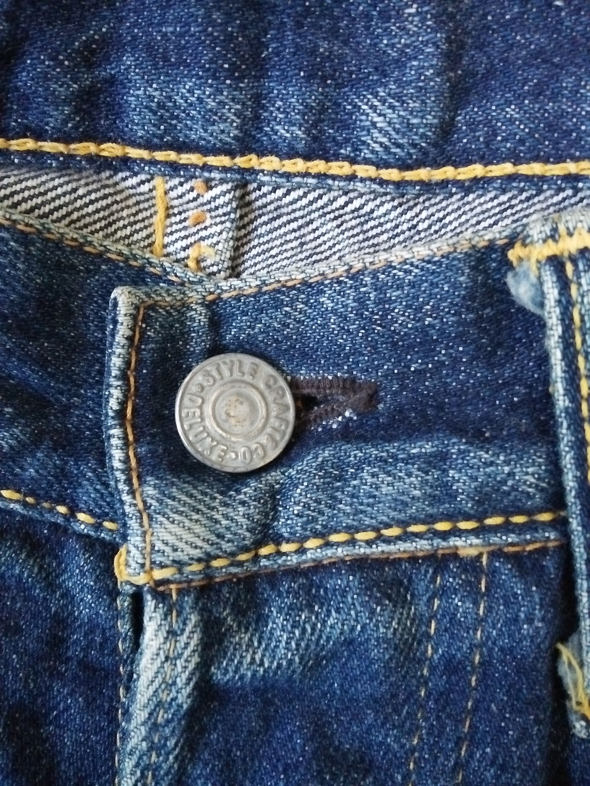 Evisu VTG EVIS EVISU DENIM SELVEDGE JAPAN OLD EVISU (B50) Size US 31 - 7 Thumbnail