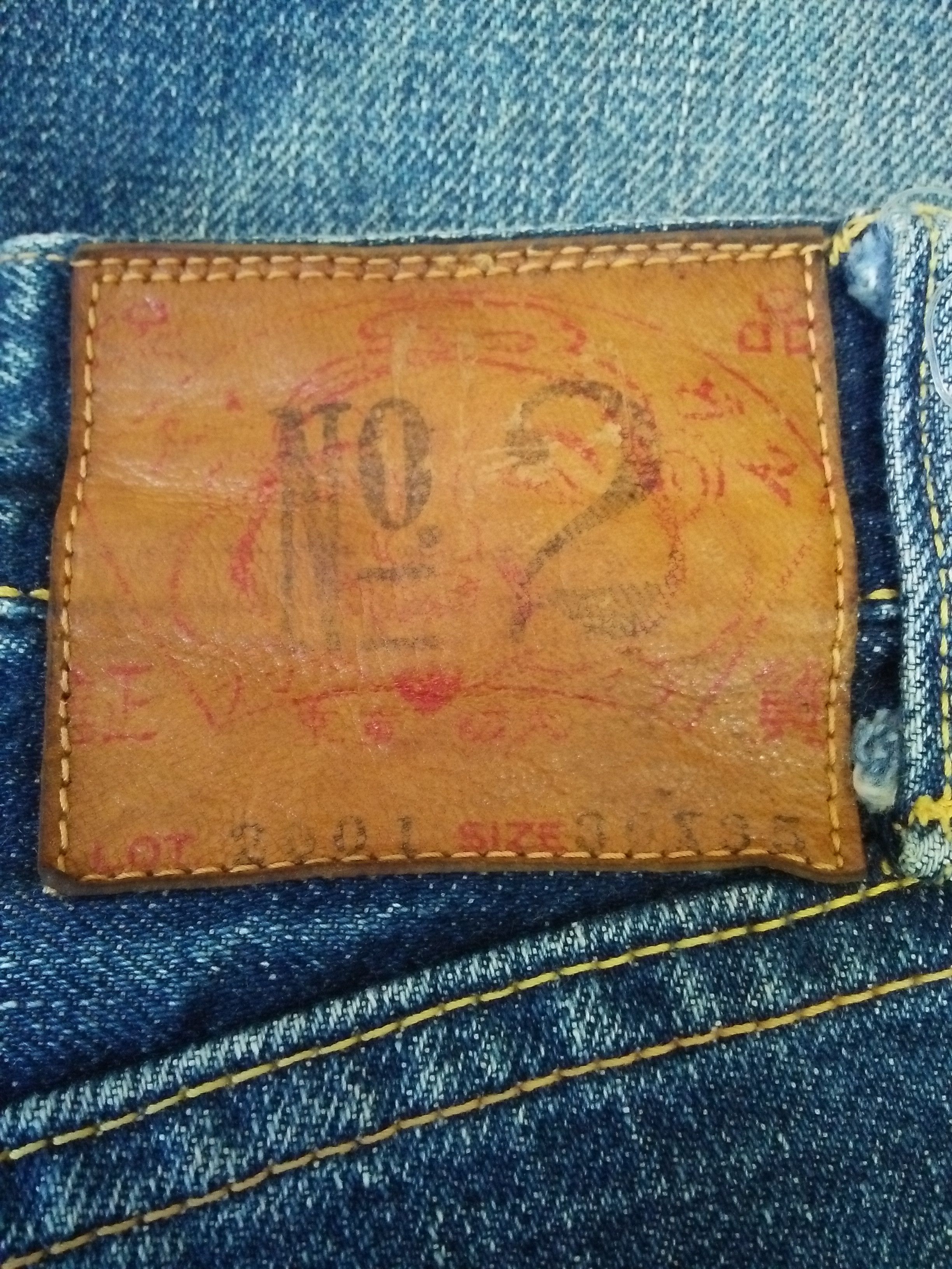 Evisu VTG EVIS EVISU DENIM SELVEDGE JAPAN OLD EVISU (B50) Size US 31 - 10 Thumbnail