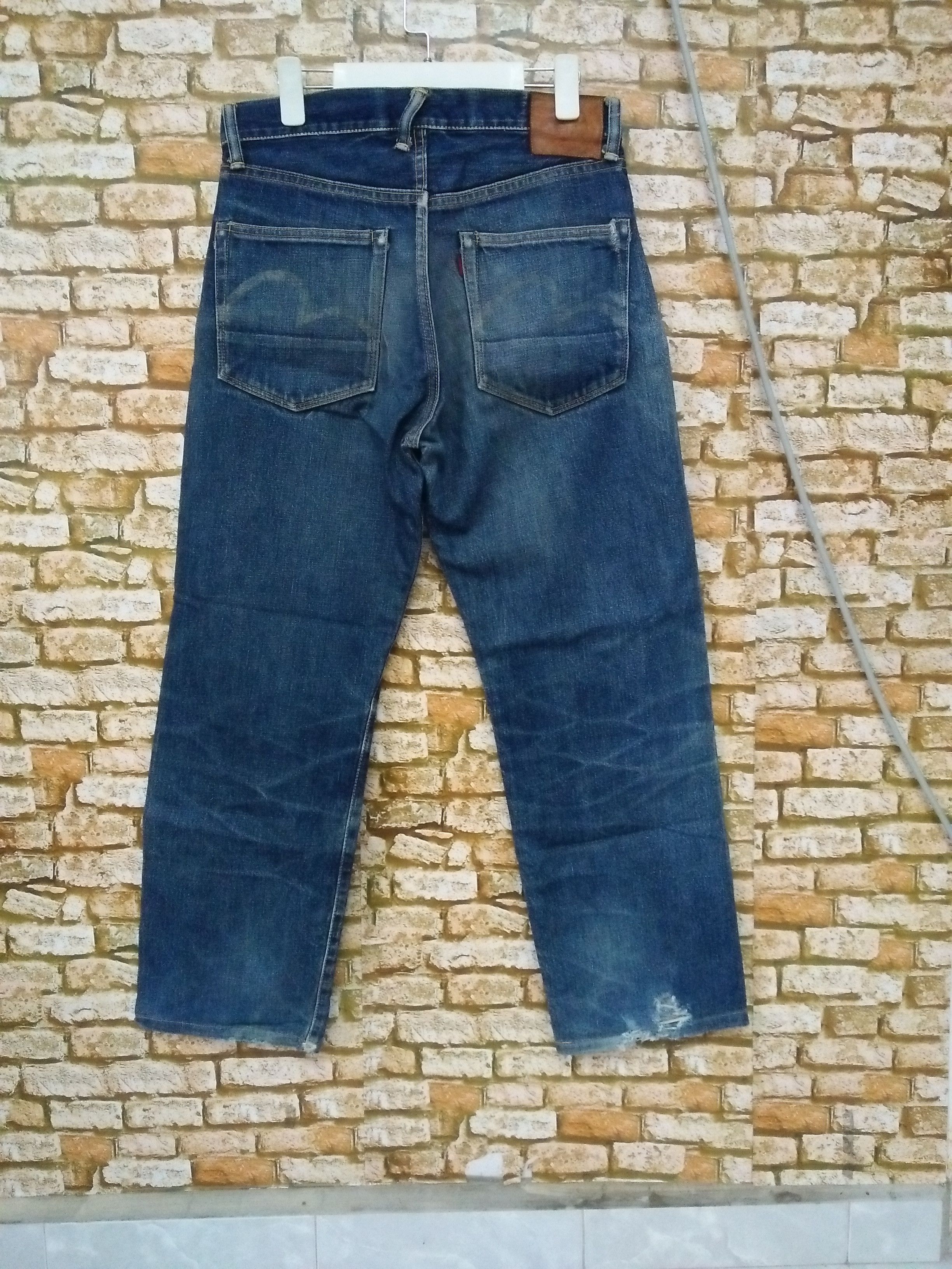 Evisu VTG EVIS EVISU DENIM SELVEDGE JAPAN OLD EVISU (B50) Size US 31 - 3 Thumbnail