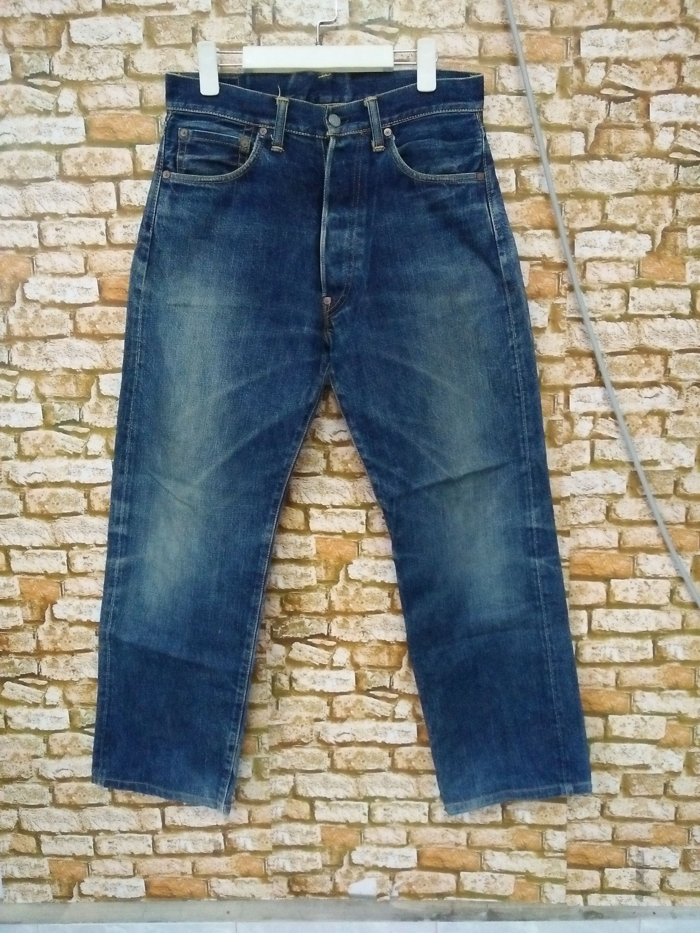Evisu VTG EVIS EVISU DENIM SELVEDGE JAPAN OLD EVISU (B50) Size US 31 - 1 Thumbnail