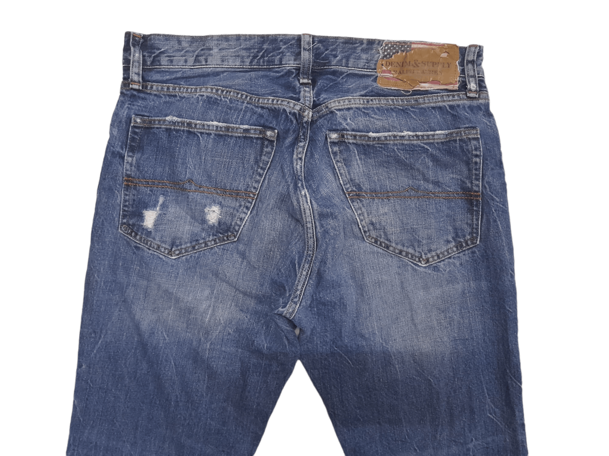 Polo Ralph Lauren Polo Ralph Lauren Distressed Denim (E53) W34 Size US 34 / EU 50 - 2 Thumbnail