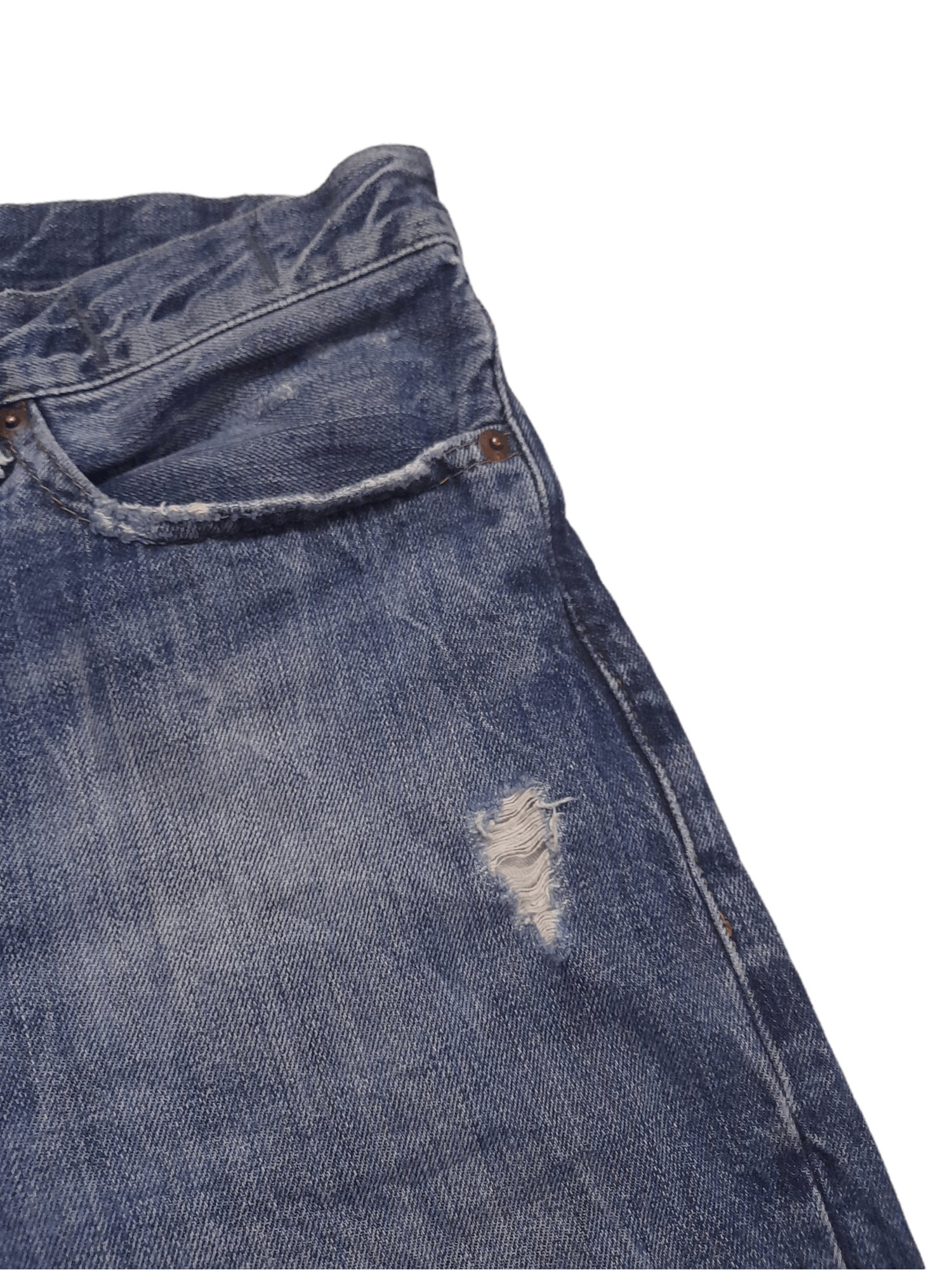 Polo Ralph Lauren Polo Ralph Lauren Distressed Denim (E53) W34 Size US 34 / EU 50 - 6 Thumbnail