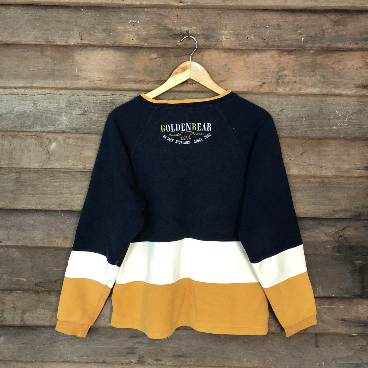 Golden Bear × Japanese Brand × Vintage Golden Bear Blue Sweatshirt #3882 Size US M / EU 48-50 / 2 - 13 Thumbnail