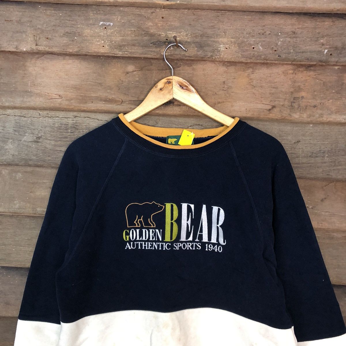 Golden Bear × Japanese Brand × Vintage Golden Bear Blue Sweatshirt #3882 Size US M / EU 48-50 / 2 - 9 Thumbnail
