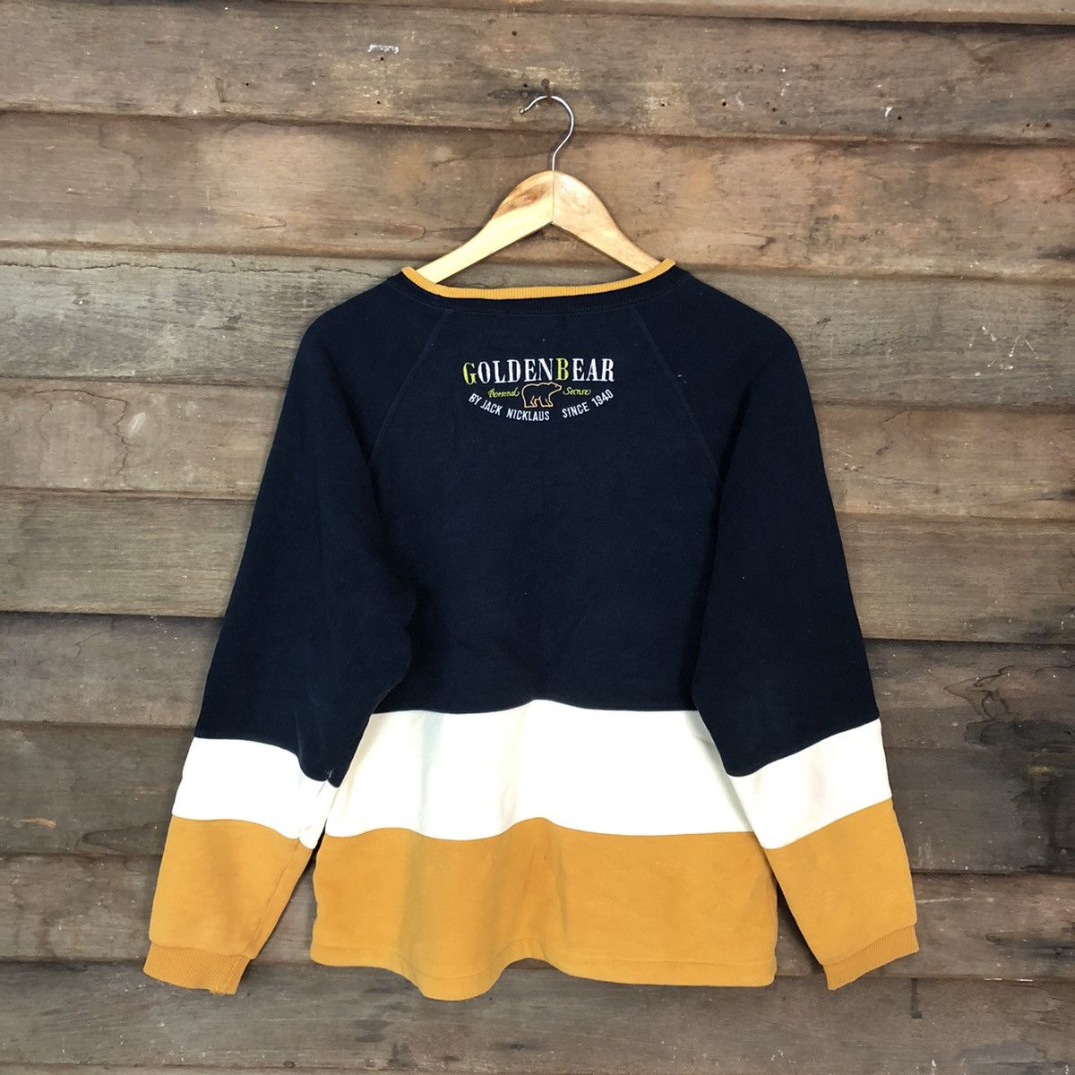 Golden Bear × Japanese Brand × Vintage Golden Bear Blue Sweatshirt #3882 Size US M / EU 48-50 / 2 - 15 Thumbnail