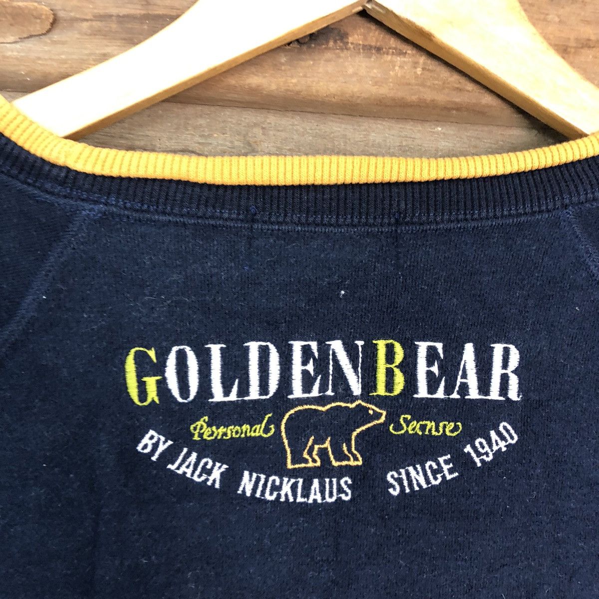 Golden Bear × Japanese Brand × Vintage Golden Bear Blue Sweatshirt #3882 Size US M / EU 48-50 / 2 - 16 Thumbnail