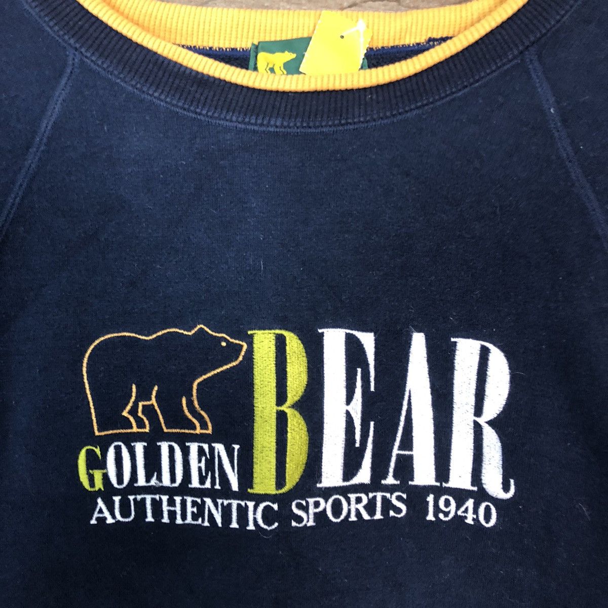 Golden Bear × Japanese Brand × Vintage Golden Bear Blue Sweatshirt #3882 Size US M / EU 48-50 / 2 - 10 Thumbnail