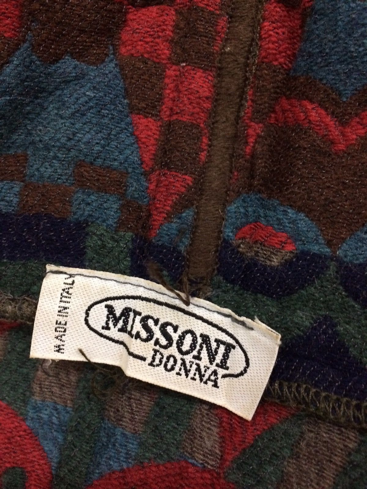 Missoni Missoni Made In Italy Overprint Mix Wool Hoodies Jacke Size US XL / EU 56 / 4 - 6 Thumbnail