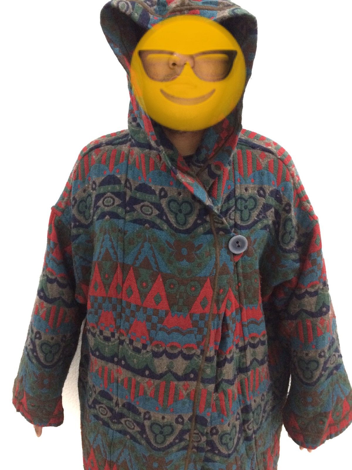 Missoni Missoni Made In Italy Overprint Mix Wool Hoodies Jacke Size US XL / EU 56 / 4 - 2 Thumbnail