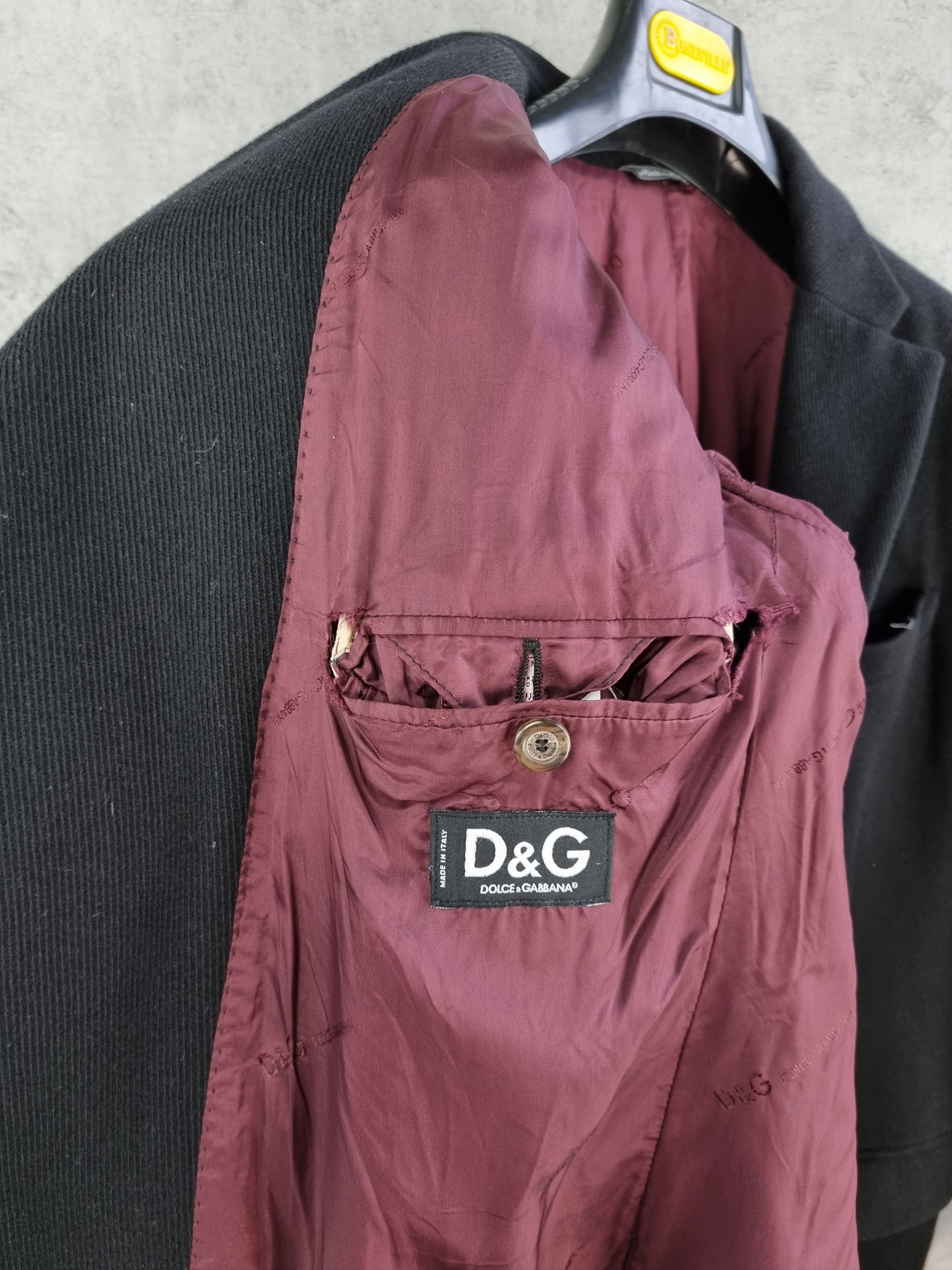 Dolce & Gabbana Dolce and Gabbana Wool Coat Made in Italy Size US L / EU 52-54 / 3 - 9 Thumbnail