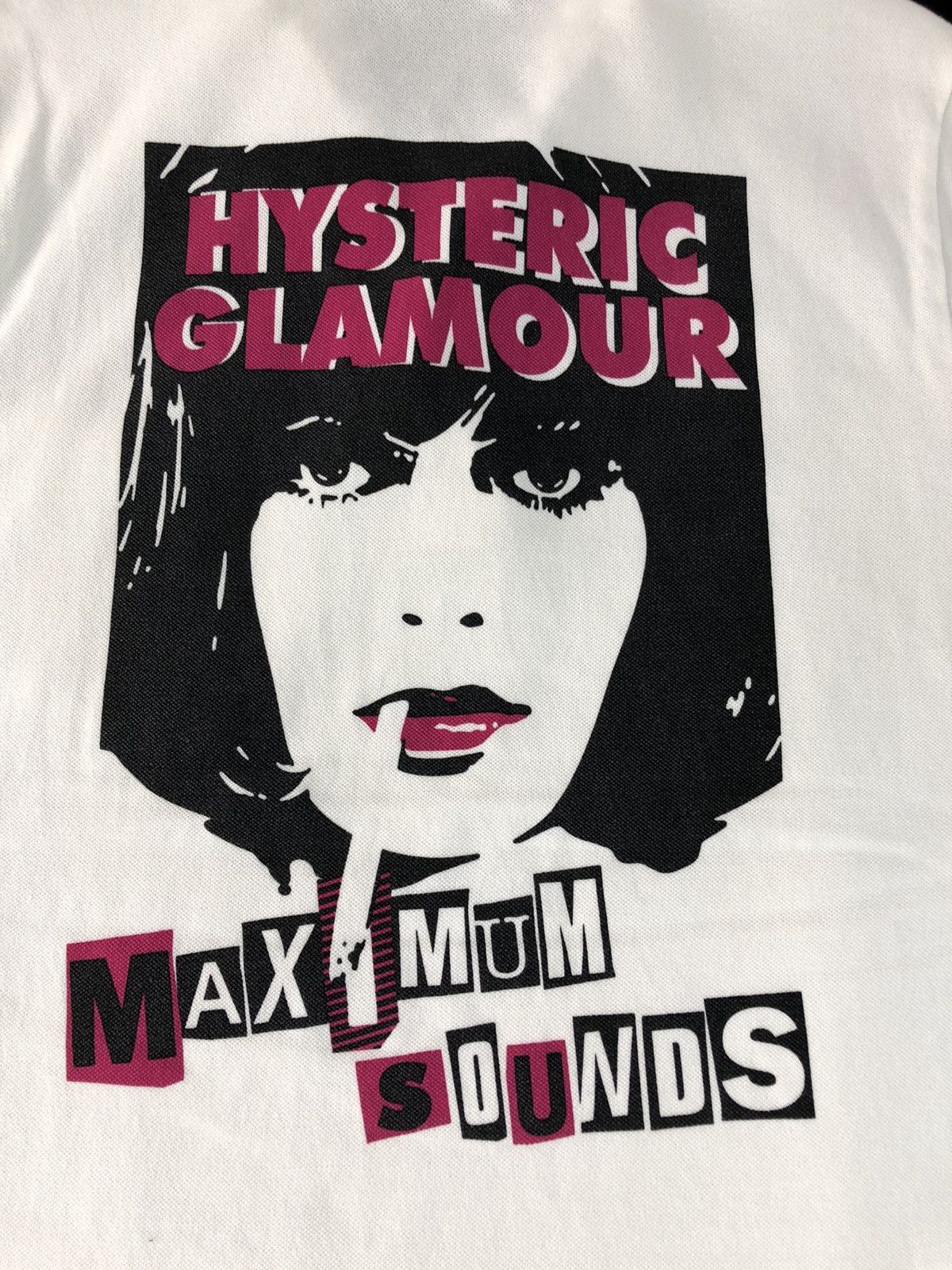Hysteric Glamour × Japanese Brand Rare Hysteric Glamour Maximum Sounds Graphic Screen Polo Tee Size M / US 6-8 / IT 42-44 - 4 Thumbnail