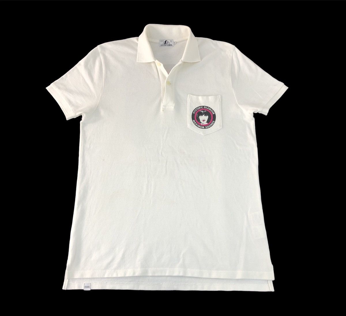 Hysteric Glamour × Japanese Brand Rare Hysteric Glamour Maximum Sounds Graphic Screen Polo Tee Size M / US 6-8 / IT 42-44 - 2 Thumbnail