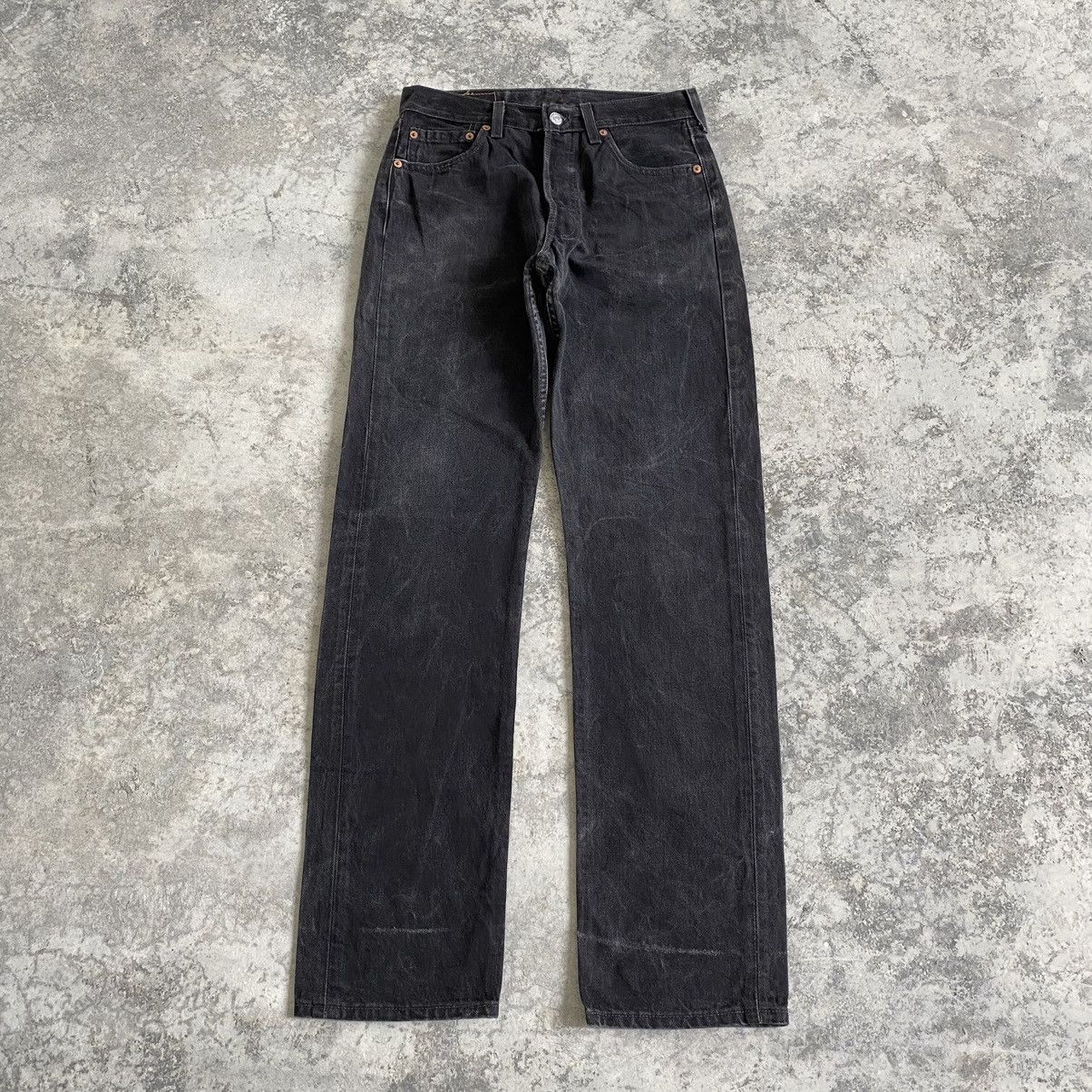 Levi's Vintage 1997 Levi's 501 Faded Black Denim Jeans Size US 29 - 1 Thumbnail