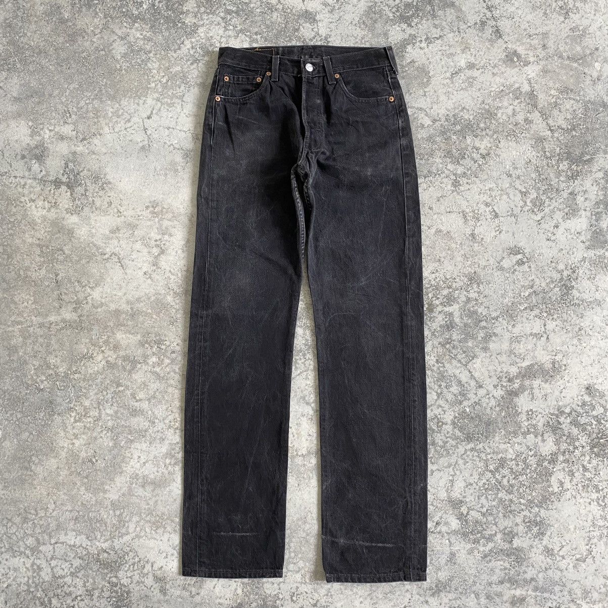 Levi's Vintage 1997 Levi's 501 Faded Black Denim Jeans Size US 29 - 2 Thumbnail