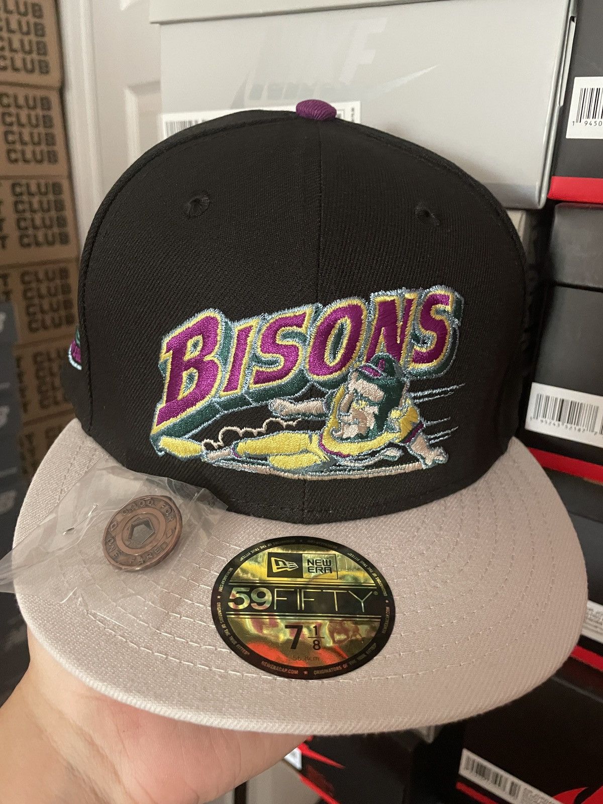 MLB × New Era 7 1/8 Exclusive Fitted Transit Buffalo Bisons Two Tone Size ONE SIZE - 2 Thumbnail
