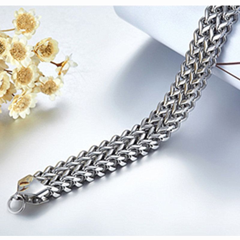 Jewelry 10MM Wide Hand Chain Bracelets Size ONE SIZE - 3 Thumbnail