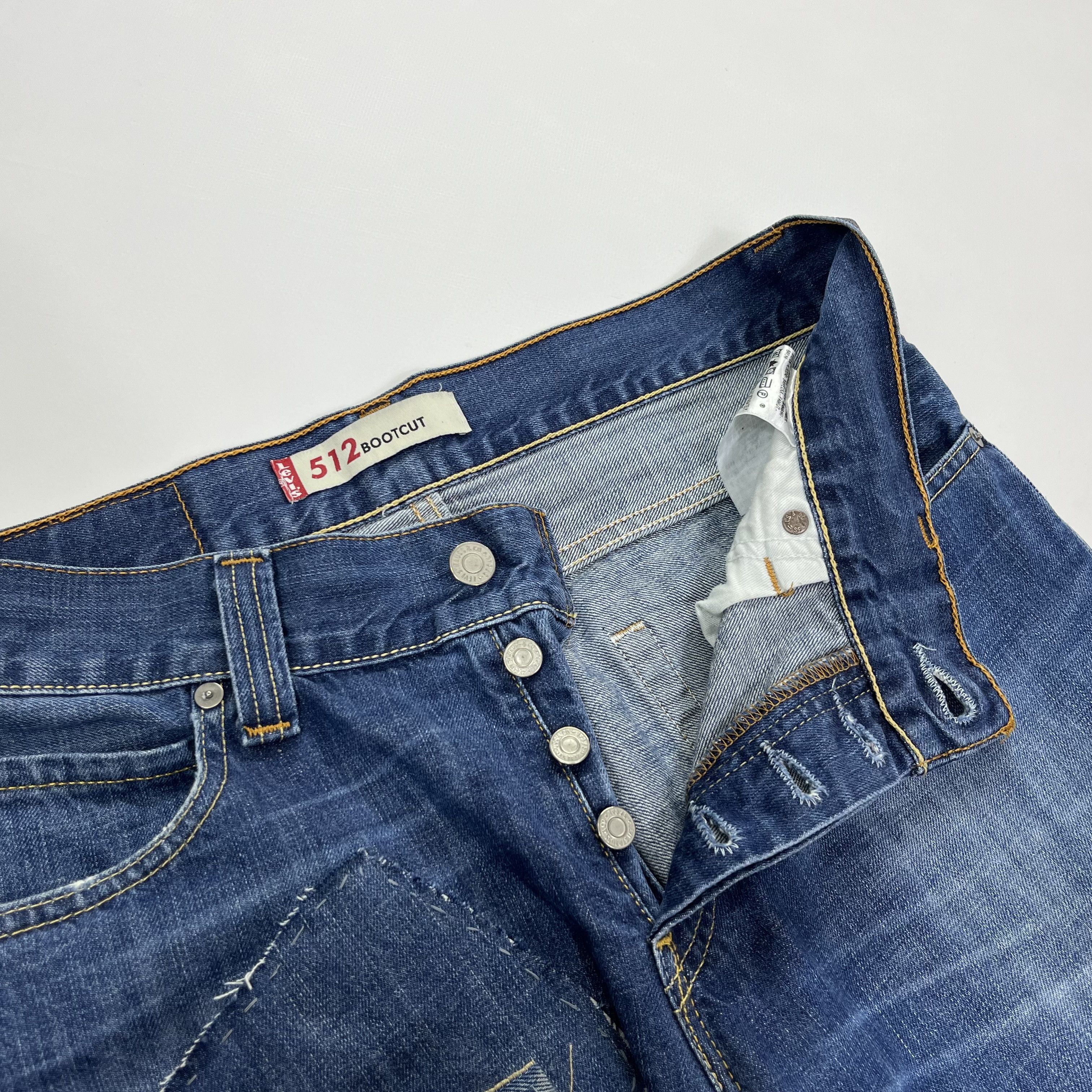 Levi's Levis Vintage Custom Reworked Patchwork Flared Bootcut Jeans Size US 32 / EU 48 - 4 Thumbnail