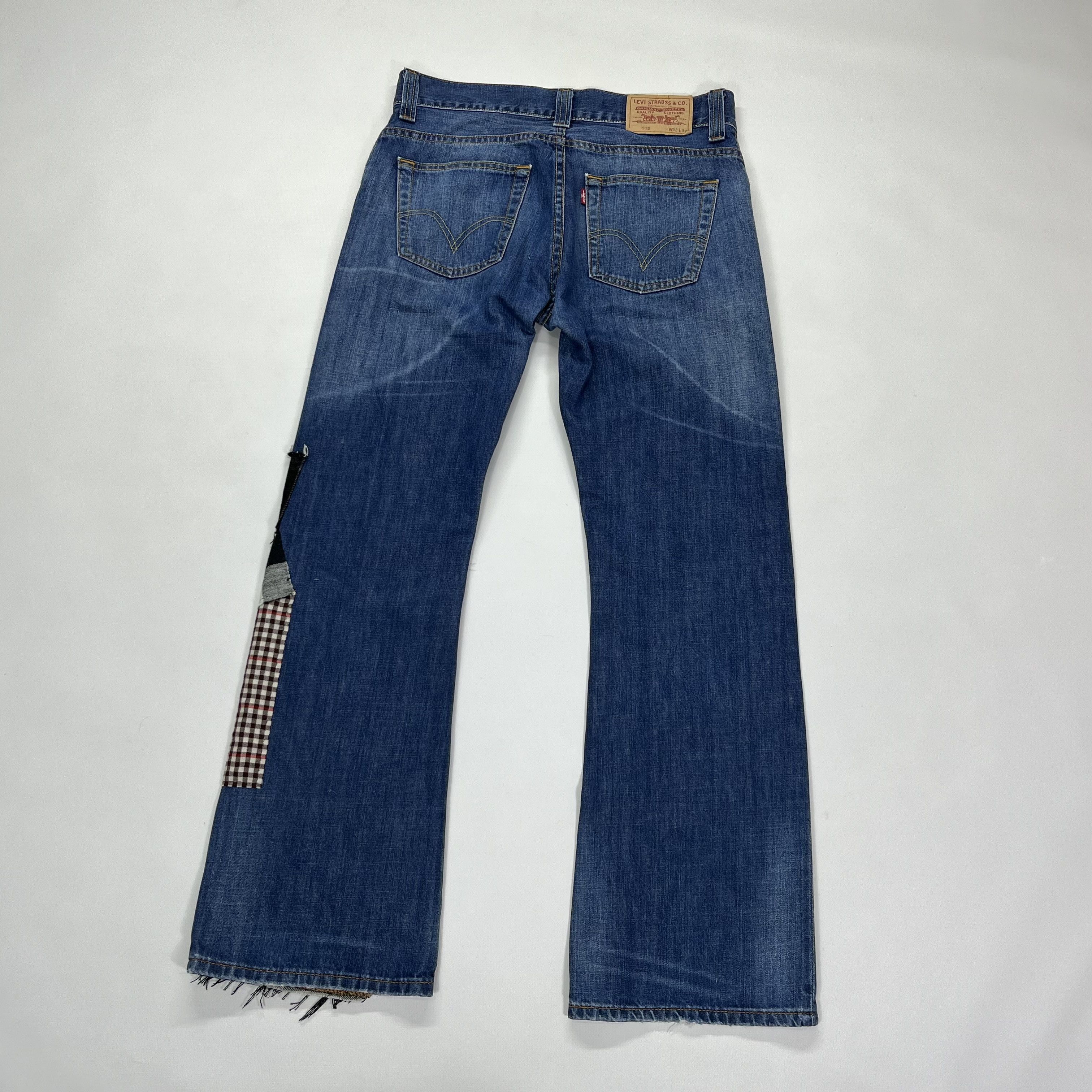 Levi's Levis Vintage Custom Reworked Patchwork Flared Bootcut Jeans Size US 32 / EU 48 - 13 Thumbnail