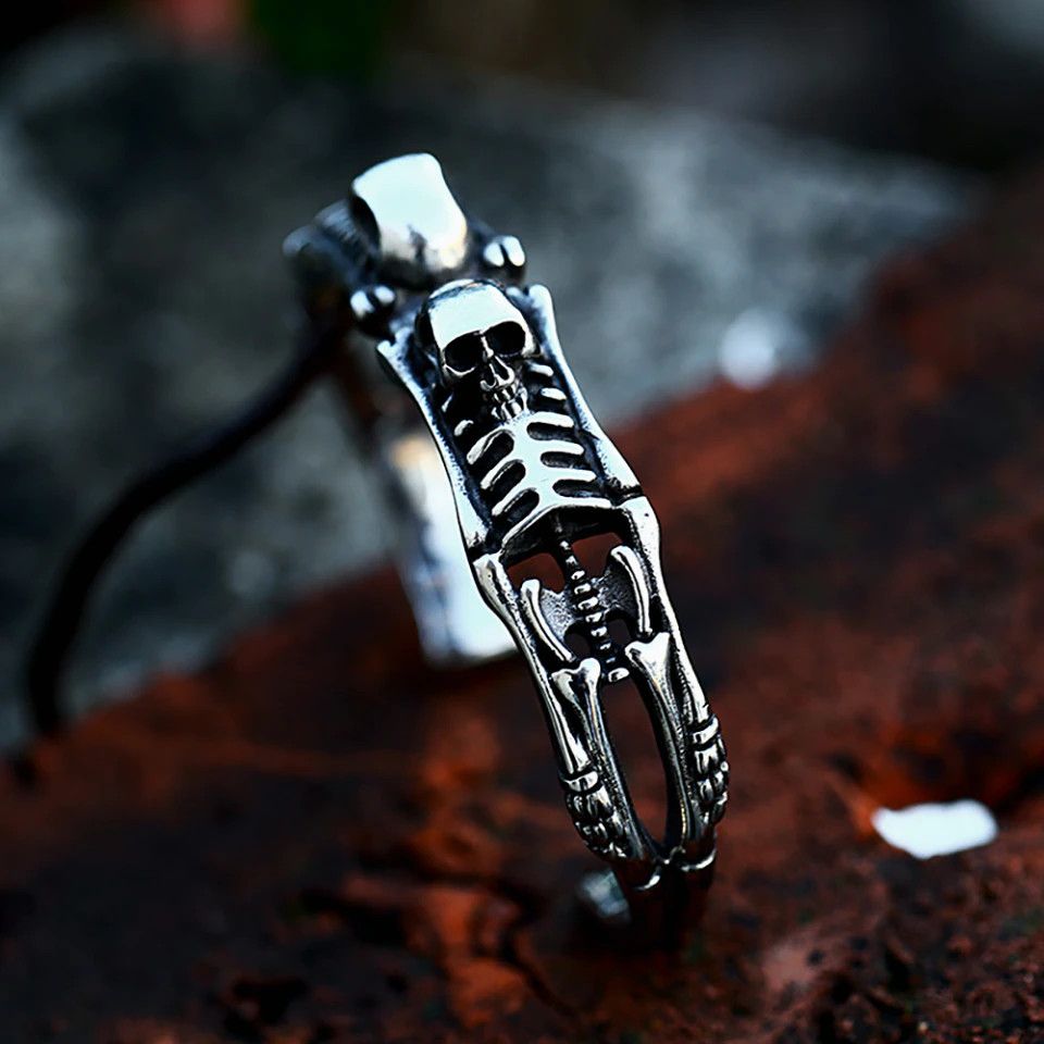 Jewelry Double Skull Bracelets Size ONE SIZE - 4 Thumbnail