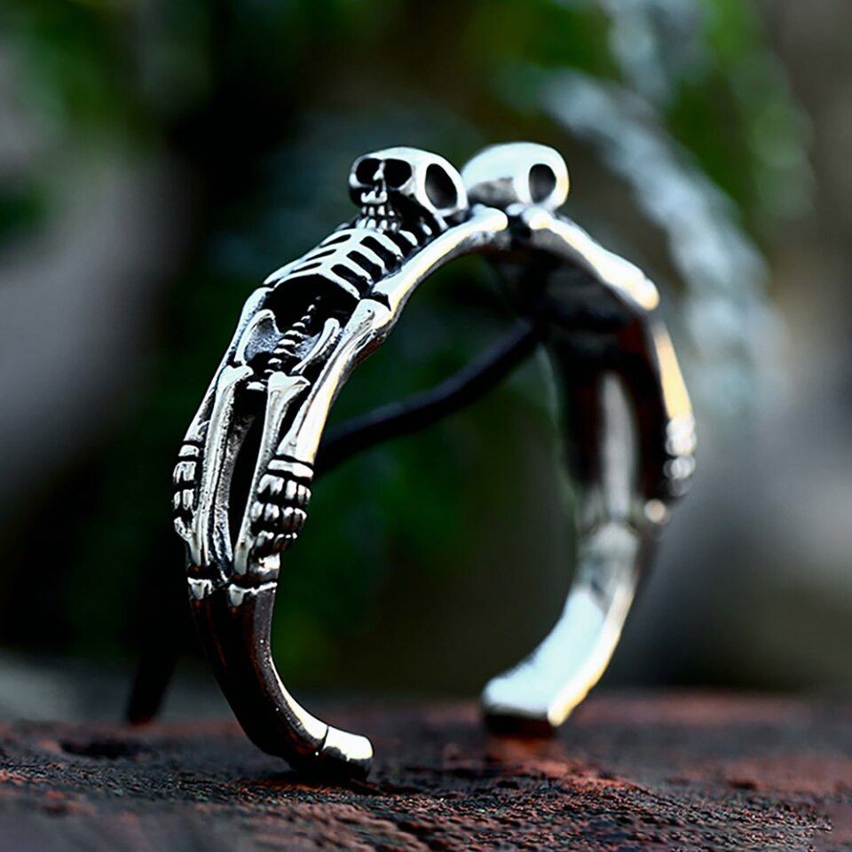 Jewelry Double Skull Bracelets Size ONE SIZE - 1 Thumbnail