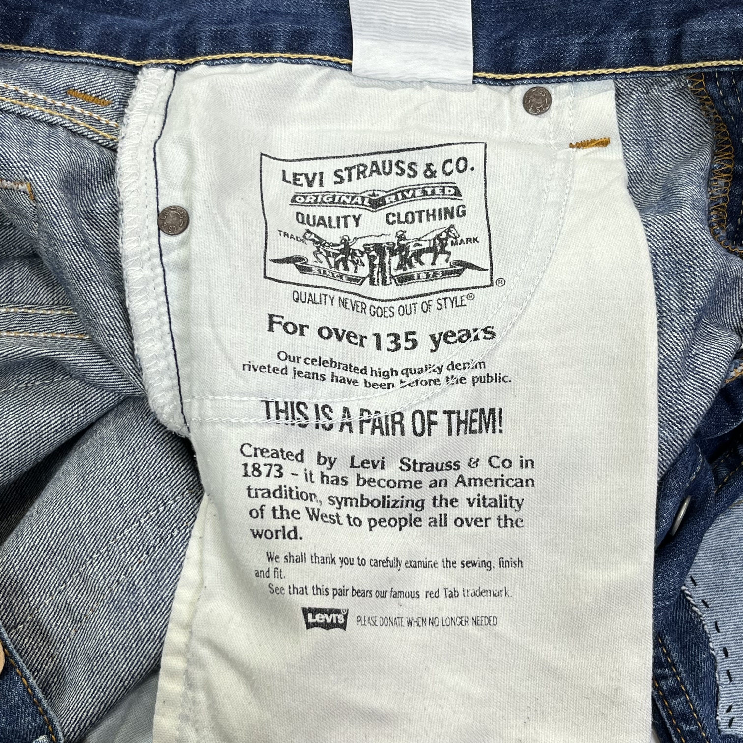 Levi's Levis Vintage Custom Reworked Patchwork Flared Bootcut Jeans Size US 32 / EU 48 - 9 Thumbnail