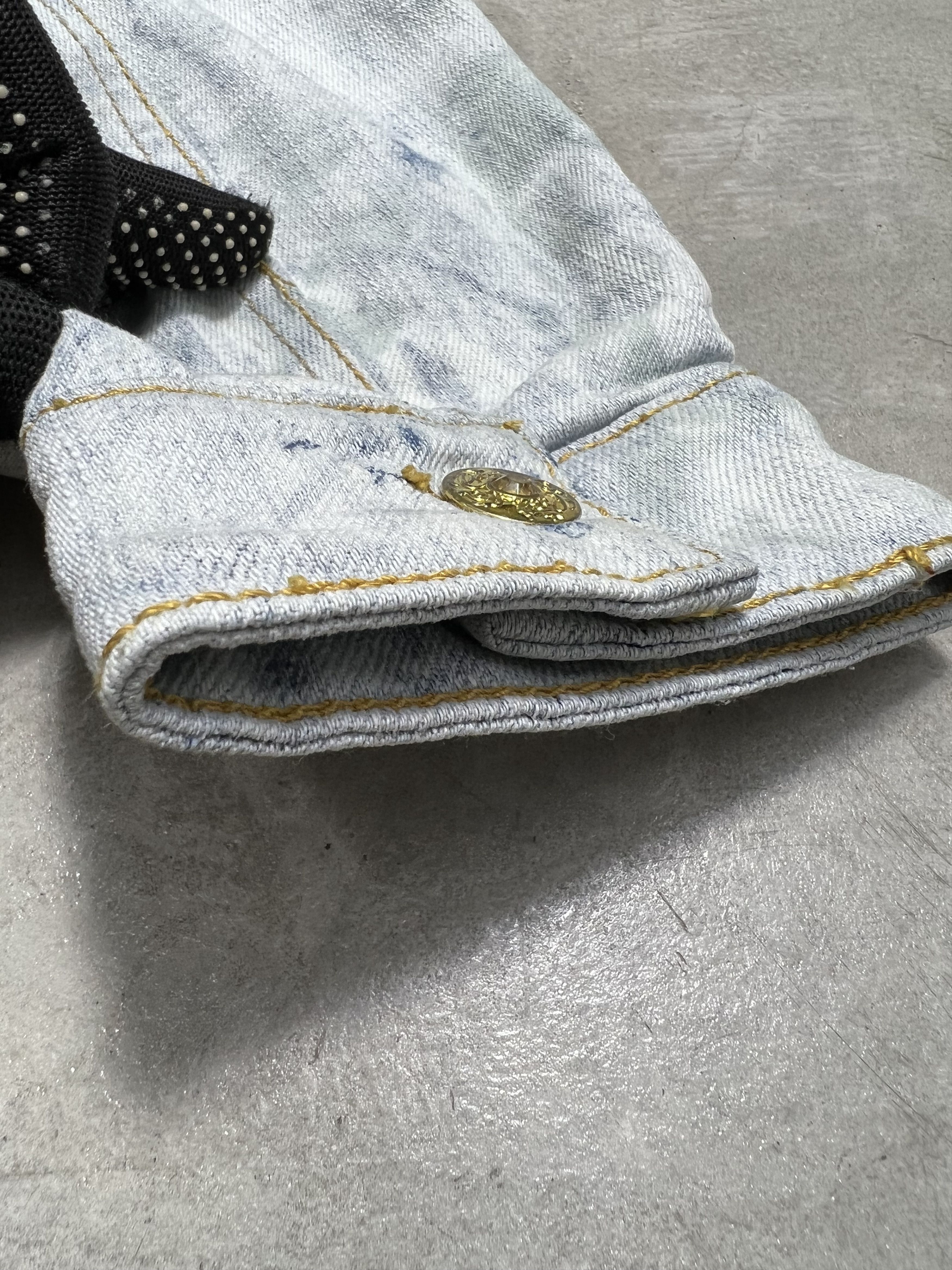 Coogi COOGI Y2K Embroidered Bleach Crop Denim Jacket (XXL) GTMD633 Size US XXL / EU 58 / 5 - 7 Thumbnail