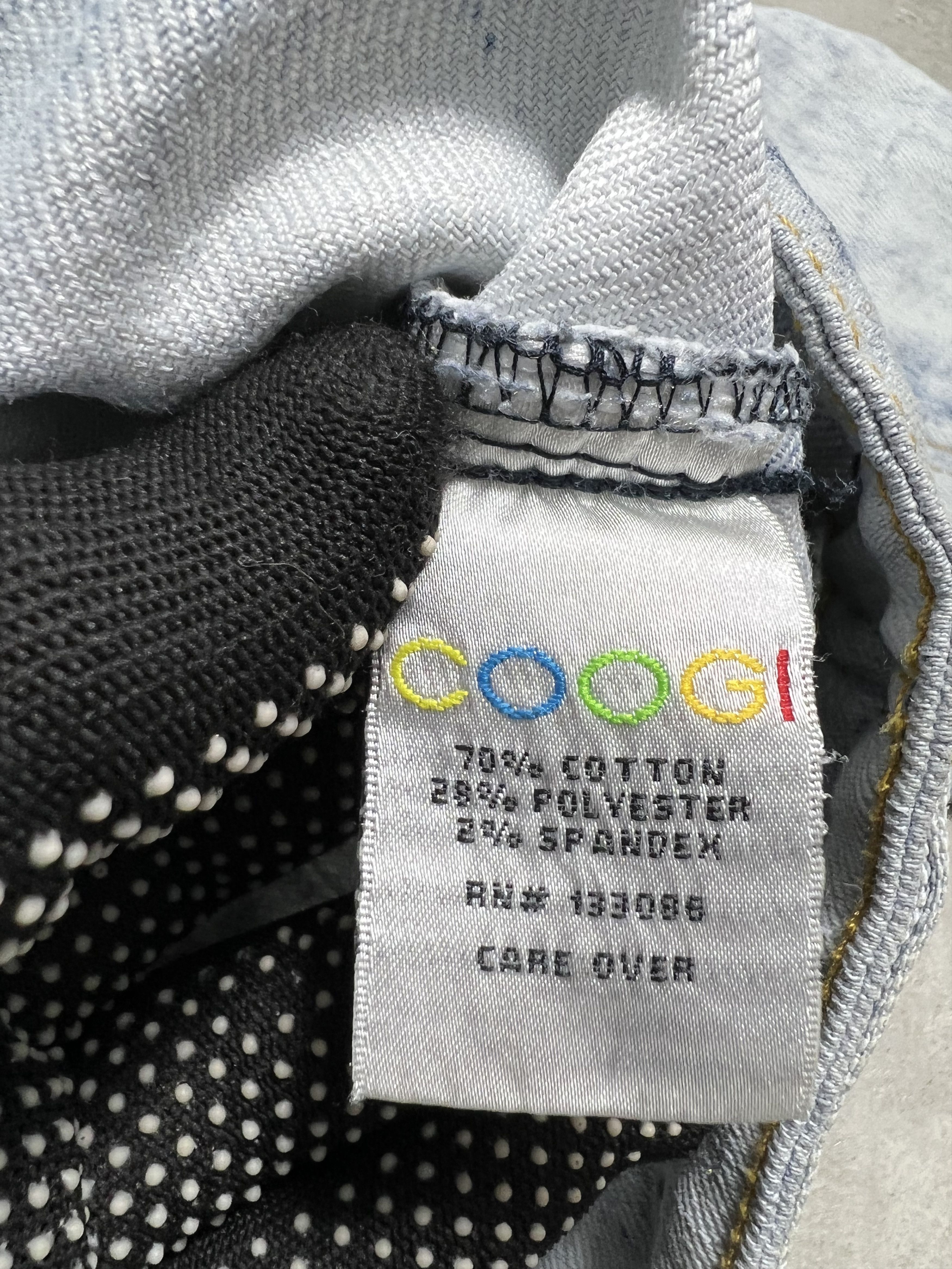 Coogi COOGI Y2K Embroidered Bleach Crop Denim Jacket (XXL) GTMD633 Size US XXL / EU 58 / 5 - 11 Thumbnail